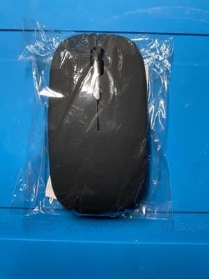 Black Bluetooth Slim Optical Mouse 2 Buttons Wireless Computer