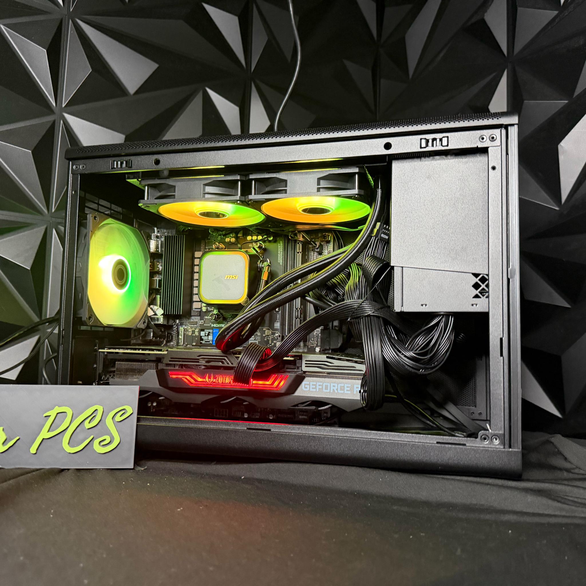 🌑⚡ ZERO DARK 7580 ⚡🌑 Ryzen 5 7500X3D| RTX 3080| 16 GB DDR5| 1.25 TB Nvme| 750W PSU