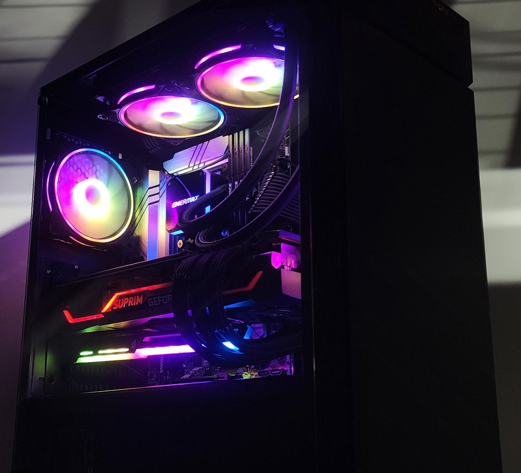 Gaming PC i5-14600KF 32GB RAM 1TB SSD RTX 3080 10GB Win11 Computer