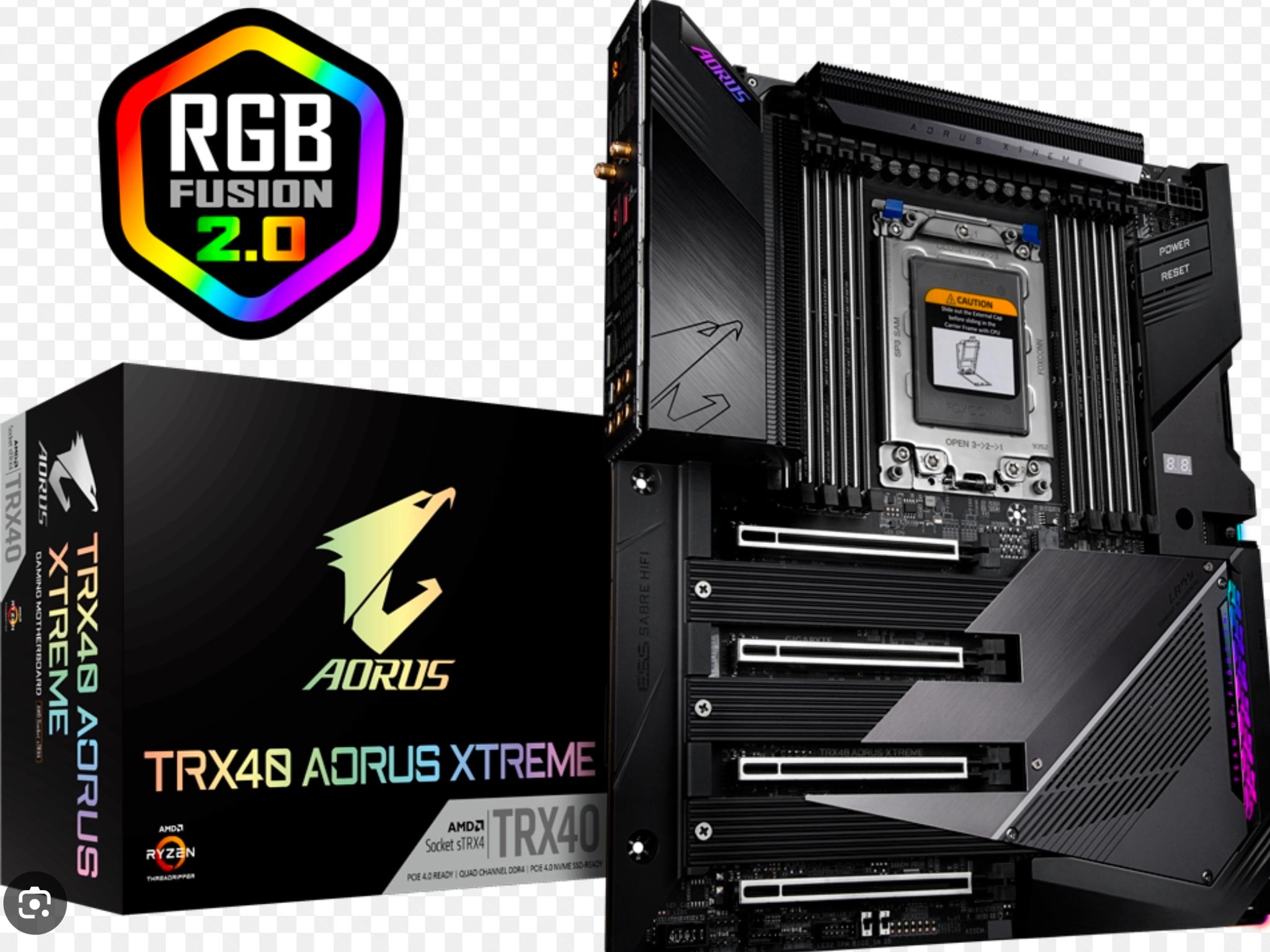 TRX40 AORUS XTREME + TR 3970X + 32 GB RAM + RTX 3080 12GB+ 1TB NMVE + AIO RIING 360 RGB