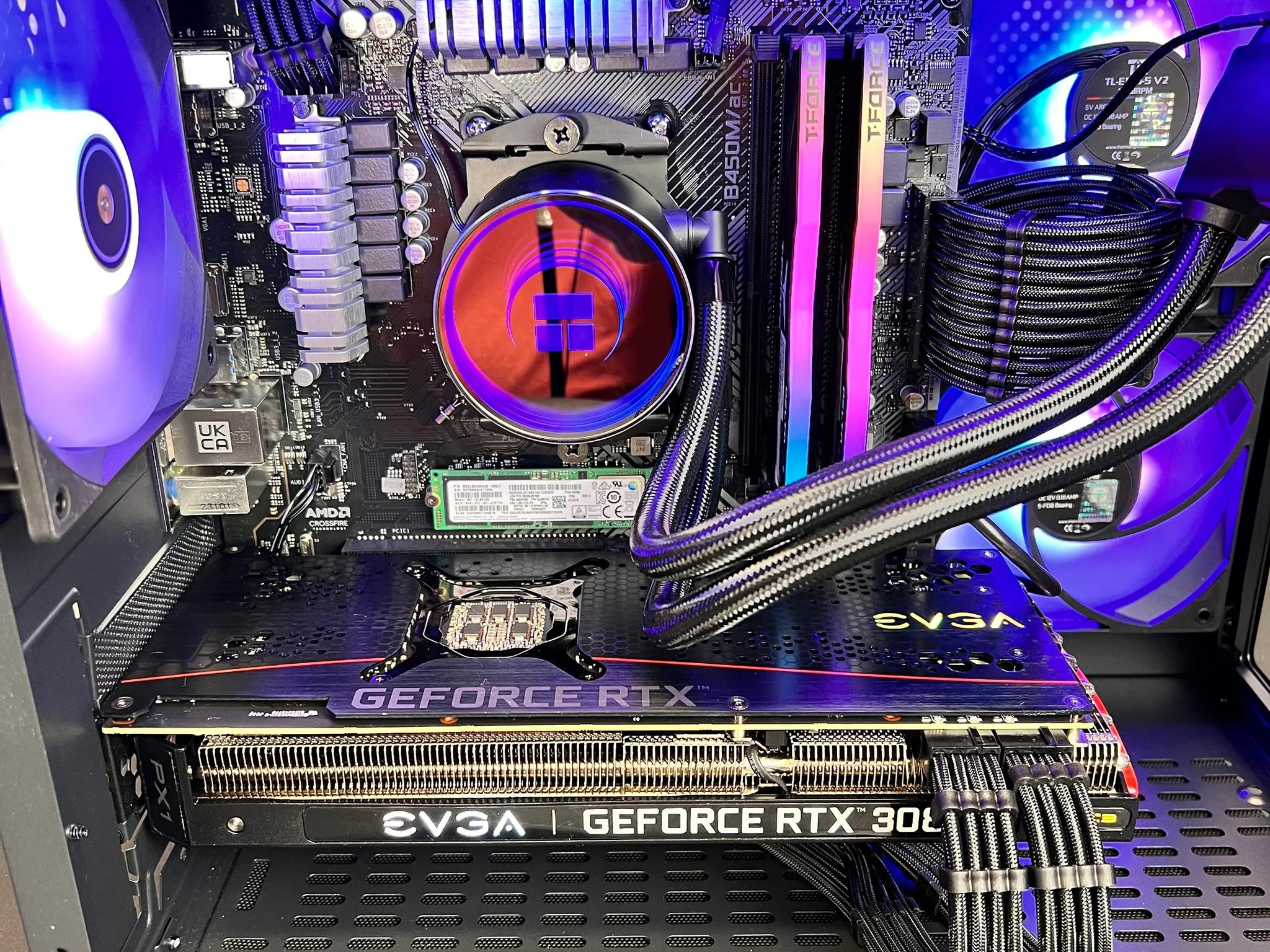 Ryzen 7 5700X RTX 3080 16GB RAM 1TB M.2 Wifi Win 11 Gaming PC