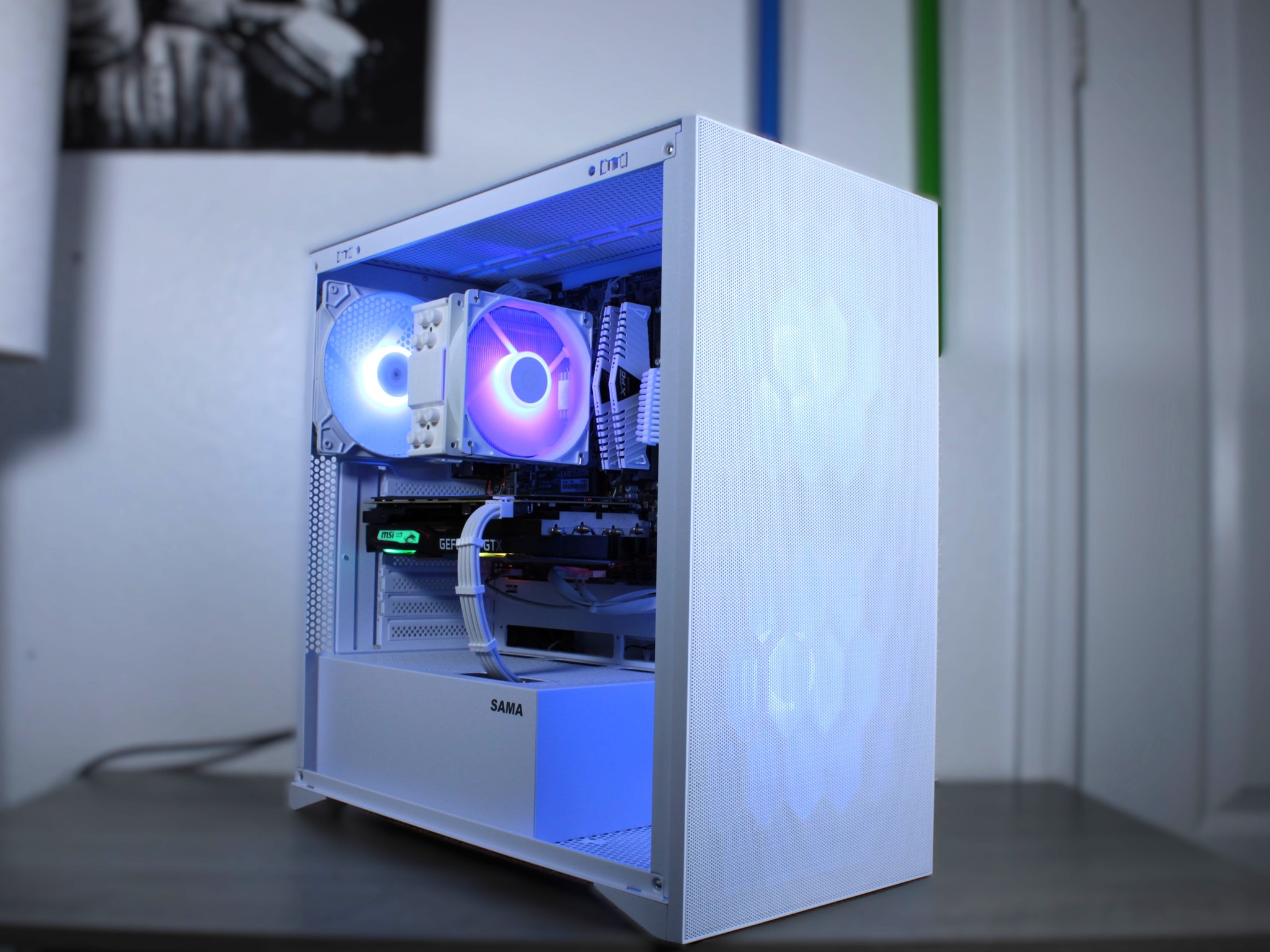 MSI 1660 Super | Ryzen 5 2600 | White XMP 16GB Ram | 512GB NVMe | Win 11 activated | Wifi