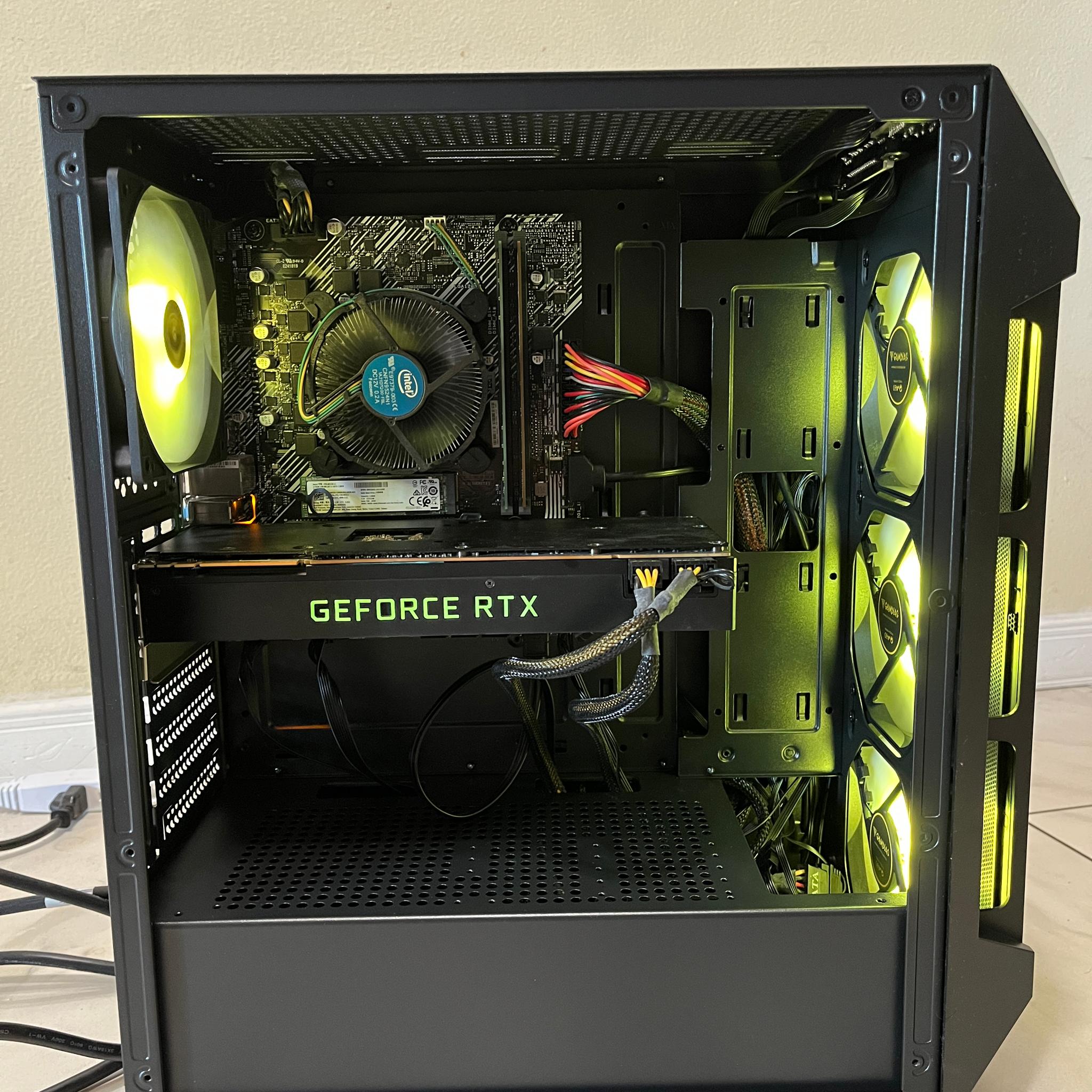 🟠🔥RTX 2080, Intel i5-10400, 16GB RAM, 1TB SSD Storage, High Performance RGB Gaming PC /w Wi-Fi🖥️