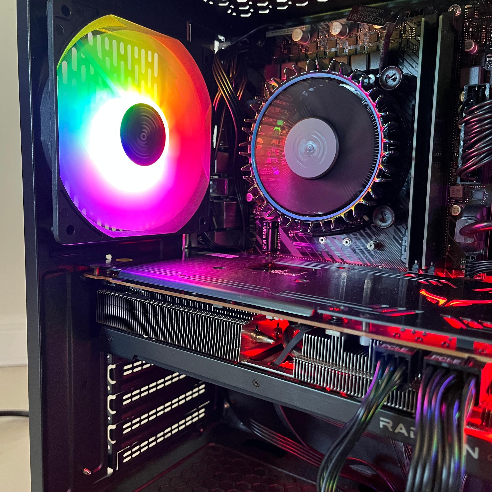AMD RX 6600 XT, Intel Core i3-12100, 16GB RAM, 500 GB SSD, High FPS Gaming PC w/ Wi-Fi & Bluetooth