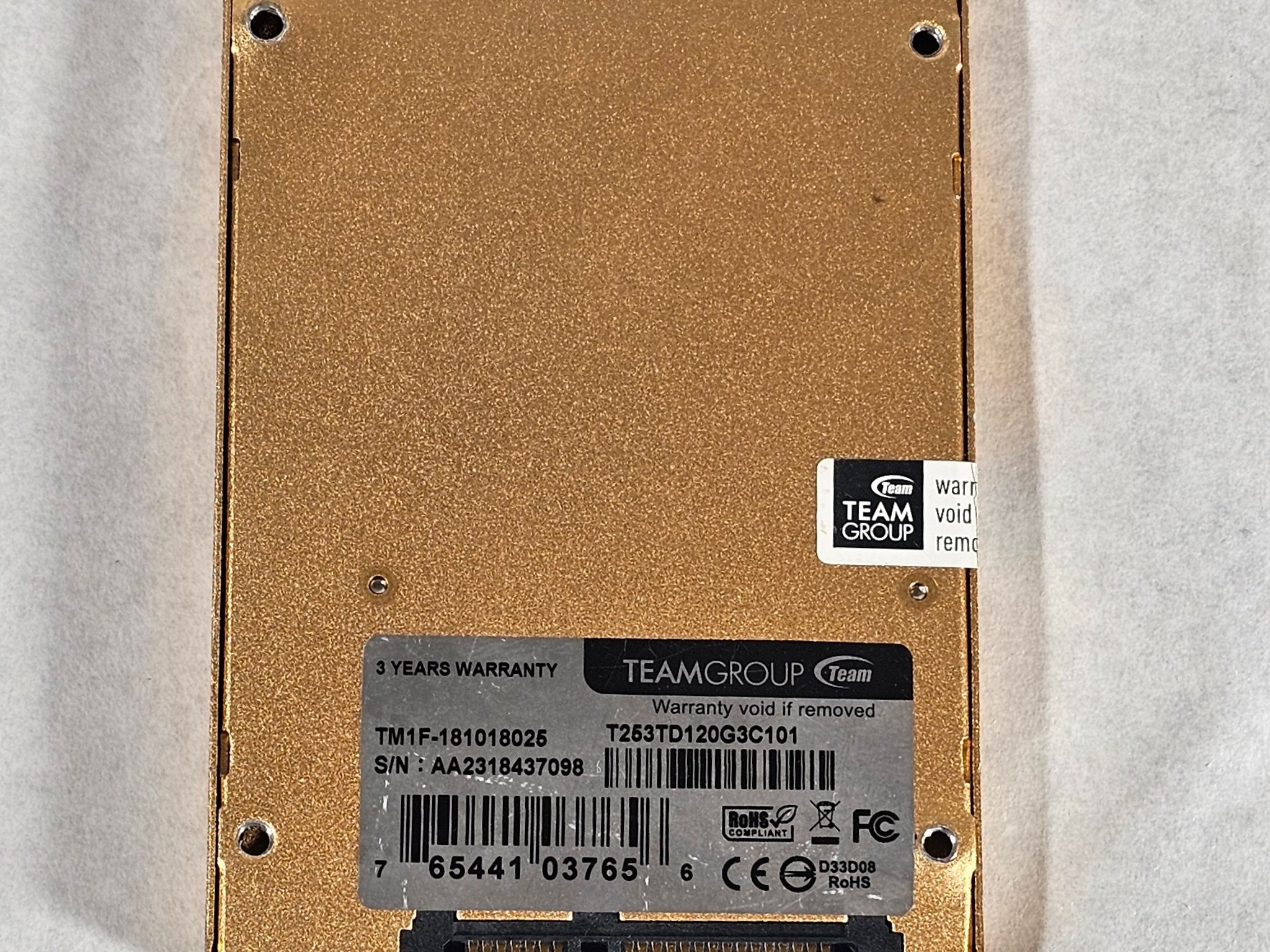 120GB 2.5" SATA SSD TEAMGROUP