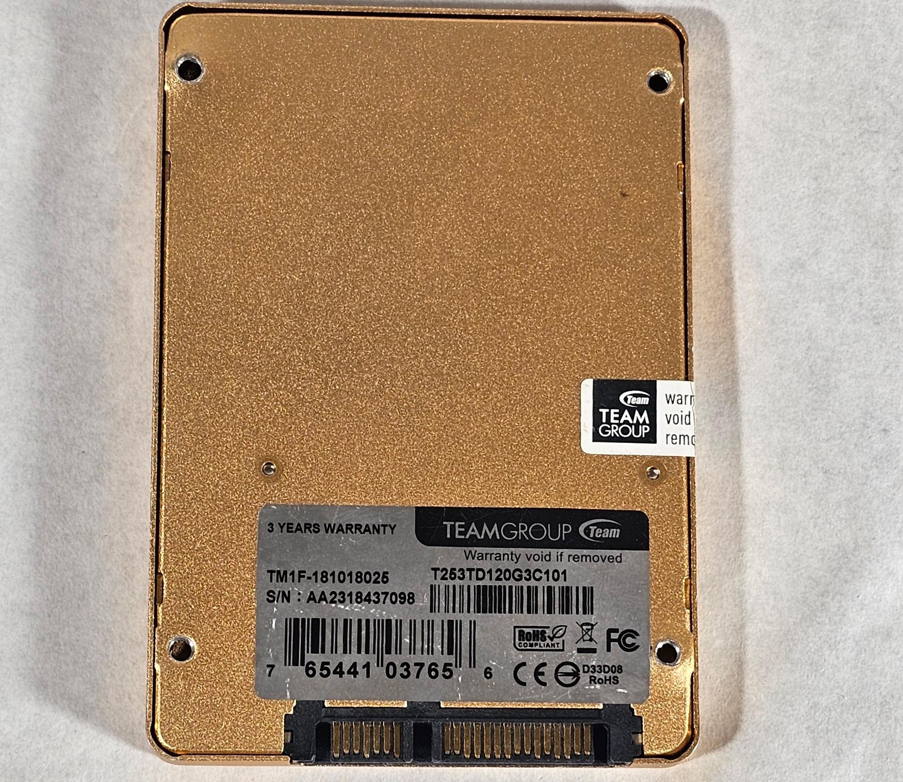 120GB 2.5" SATA SSD TEAMGROUP