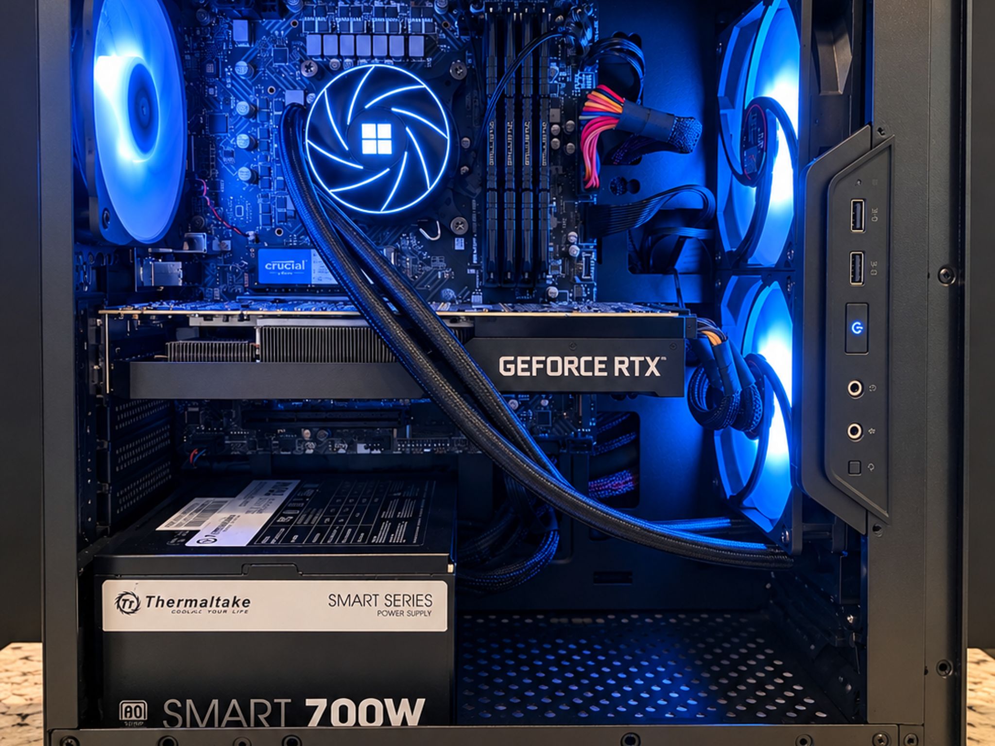 GeForce RTX 2080 ti Custom Gaming PC - Core i7-12gen, 16GB RAM, 1tb SSD
