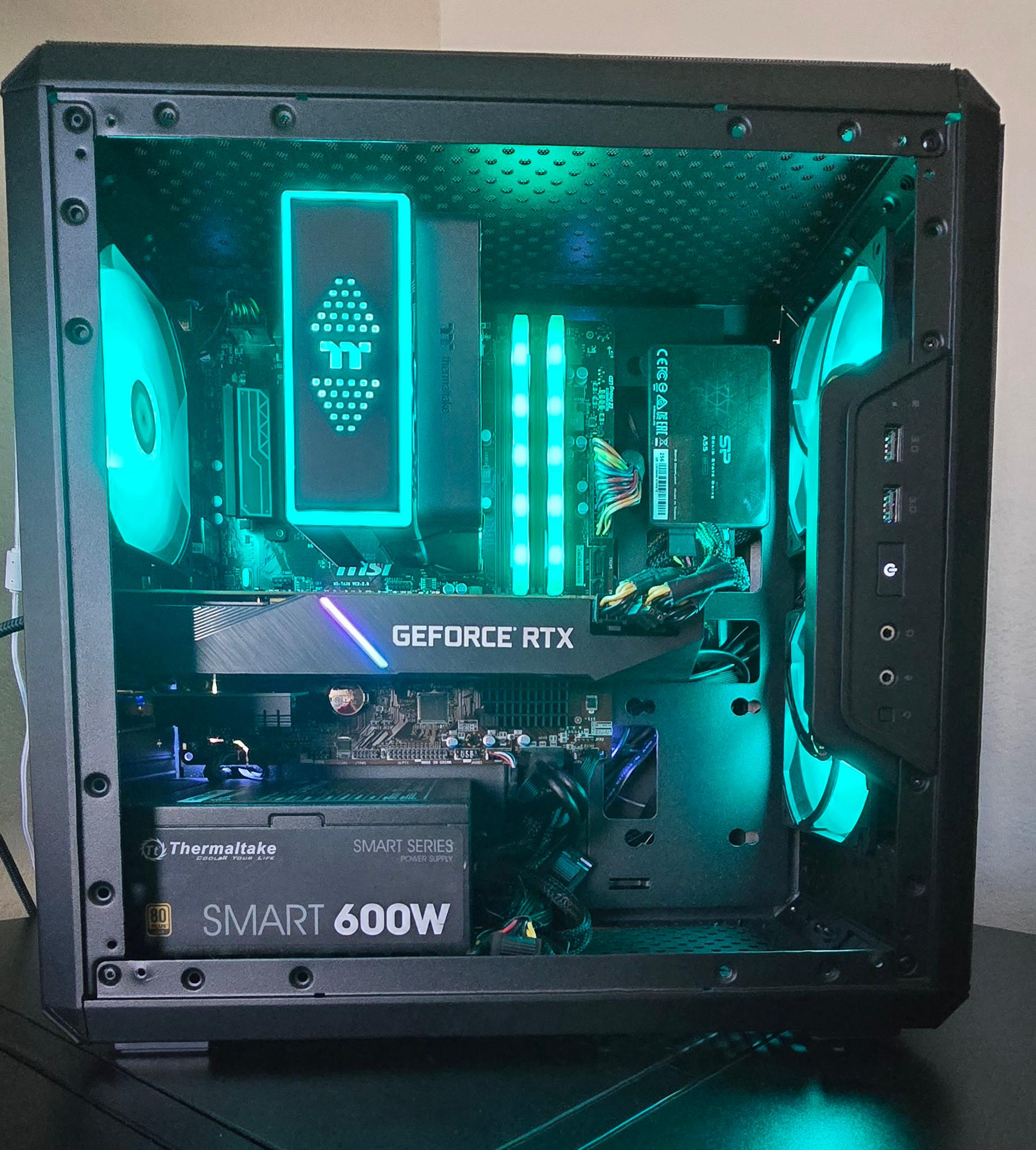 Custom Gaming PC, "Jade Phantom" - Ryzen 7 3800X @ 4.5 GHZ | Asus RTX 2070