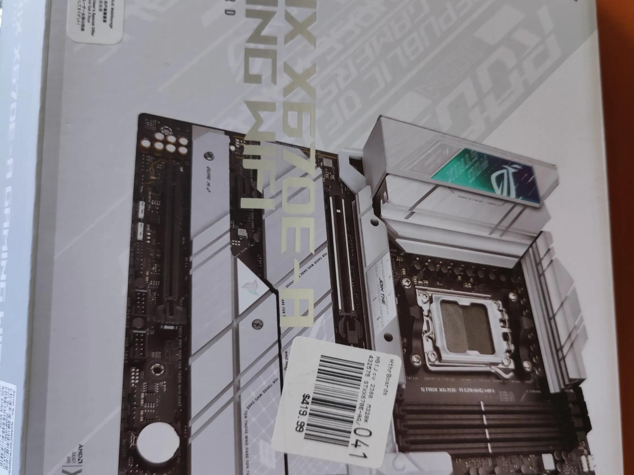 Asus strix X670e -A