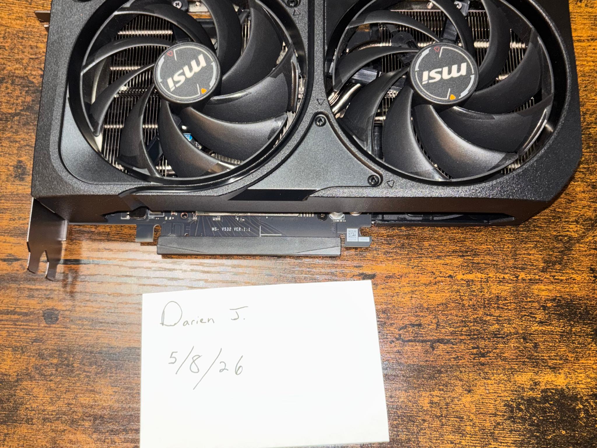 MSI GeForce RTX 5070 12G SHADOW 2X OC