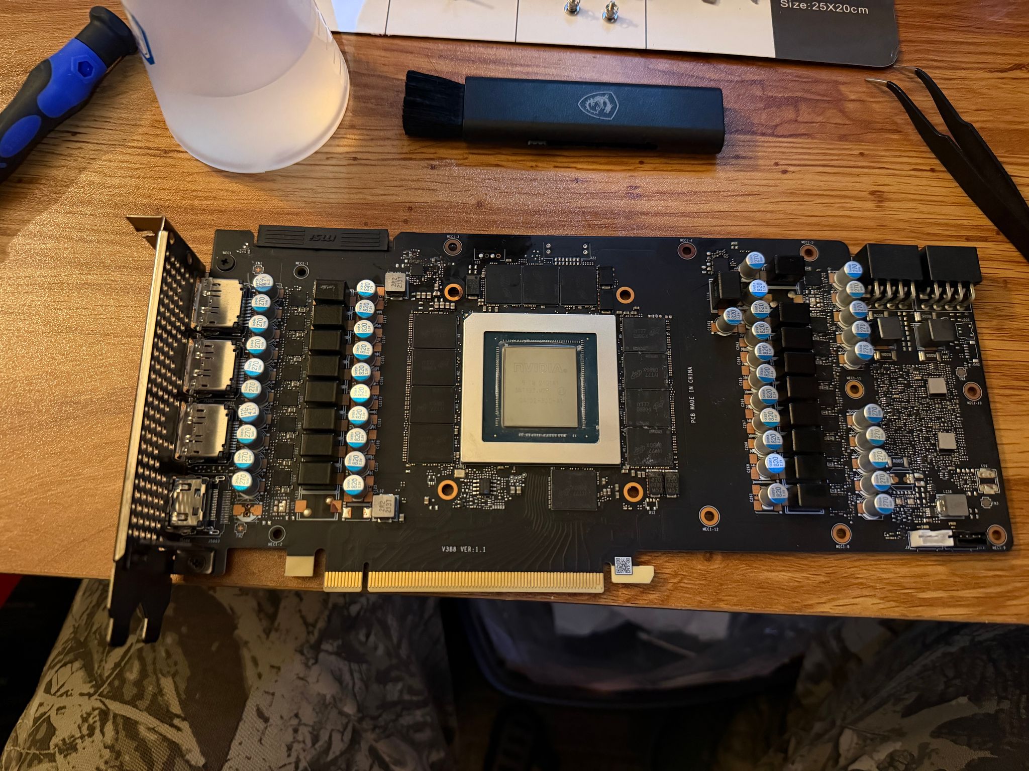 **NOT WORKING** MSI GeForce RTX 3090 VENTUS 3X 24G OC **FOR PARTS**