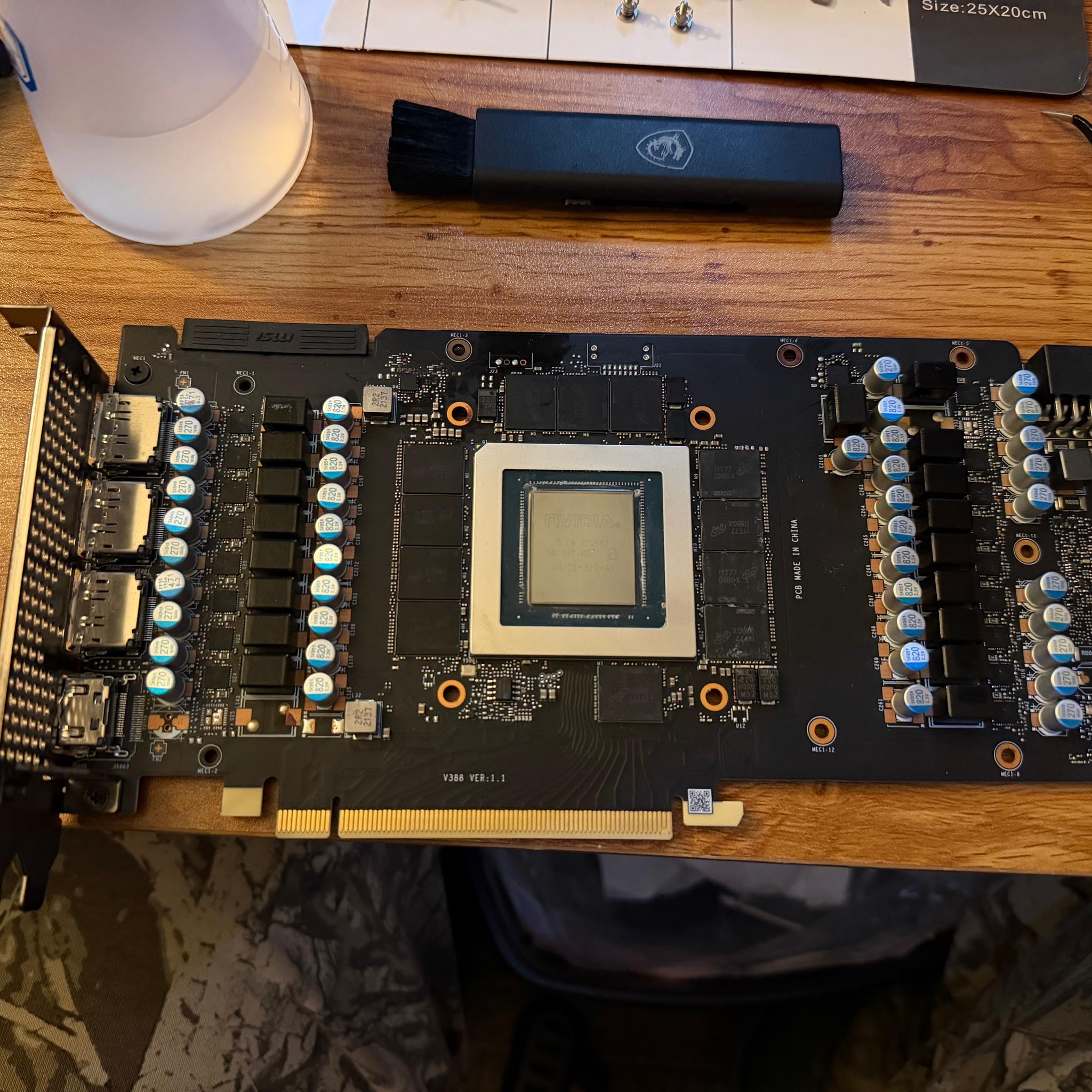 **NOT WORKING** MSI GeForce RTX 3090 VENTUS 3X 24G OC **FOR PARTS**