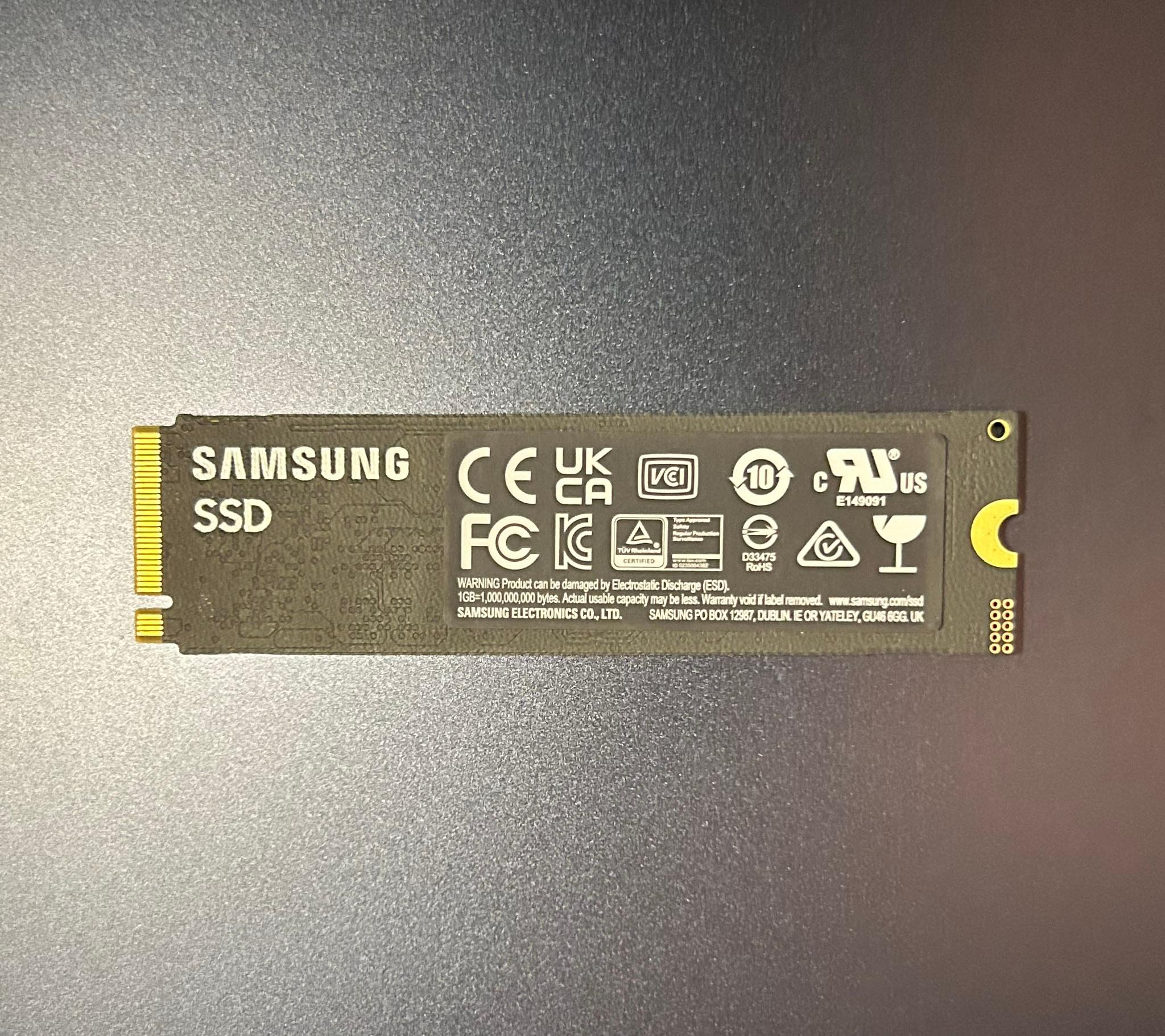 9100 PRO 4TB SAMSUNG SSD PCIe NVMe 5.0x4 M.2 2280