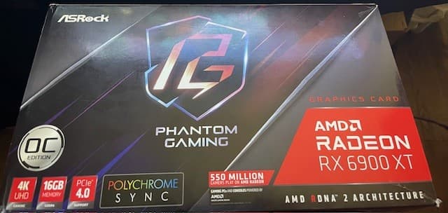 ASRock Phantom Gaming Radeon RX 6900 XT 16GB