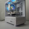 White-Themed Gaming PC – RX 580 | Ryzen 7 1700 | 16GB RAM | 500GB NVMe SSD