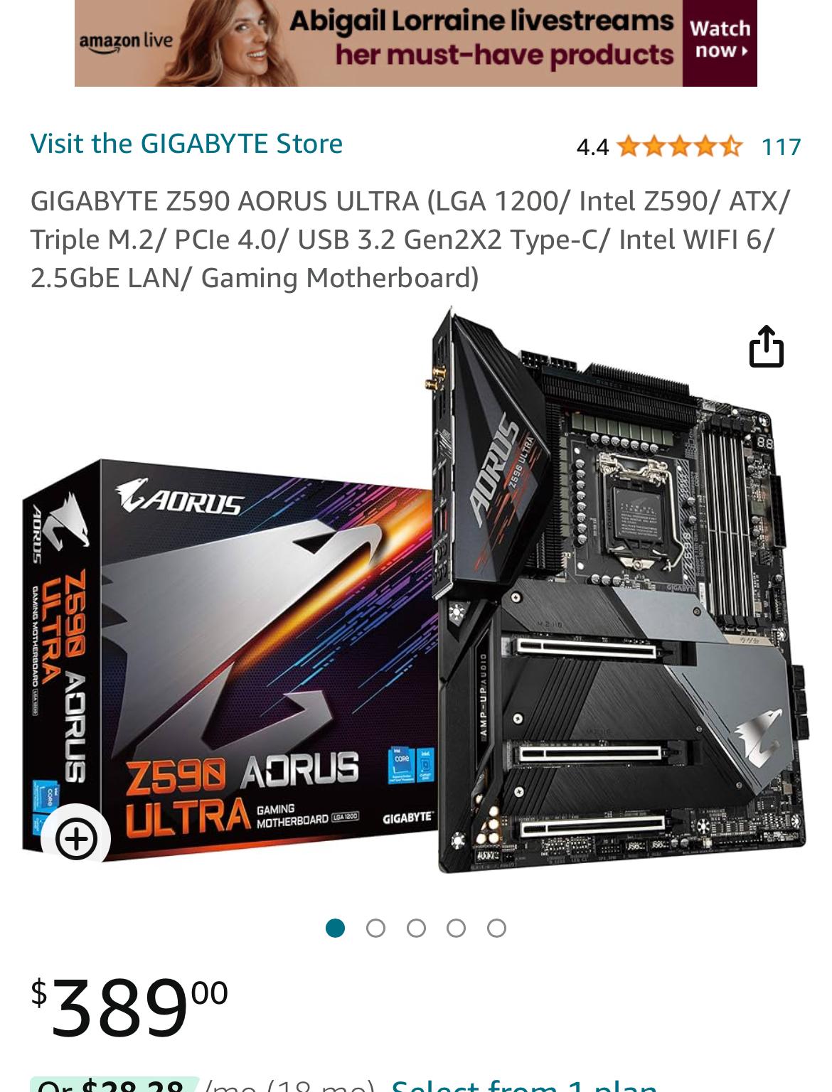 GIGABYTE Z590 AORUS ULTRA