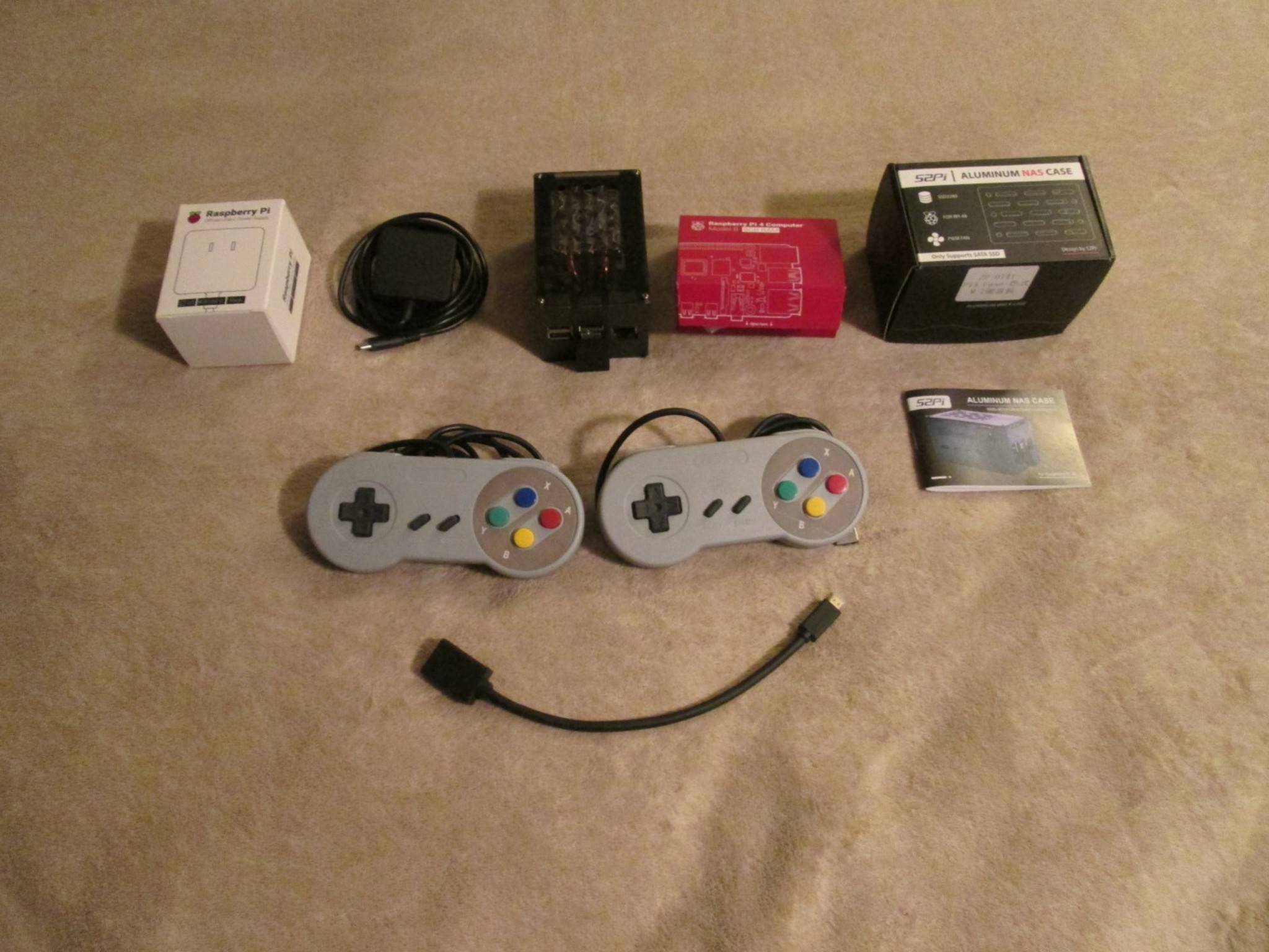 Raspberry Pi 4 8gb 1TB M.2 SSD With Accessories+Games