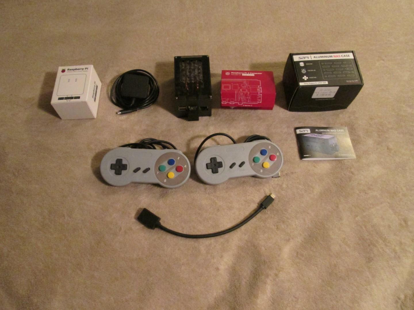 Raspberry Pi 4 8gb 1TB M.2 SSD With Accessories+Games