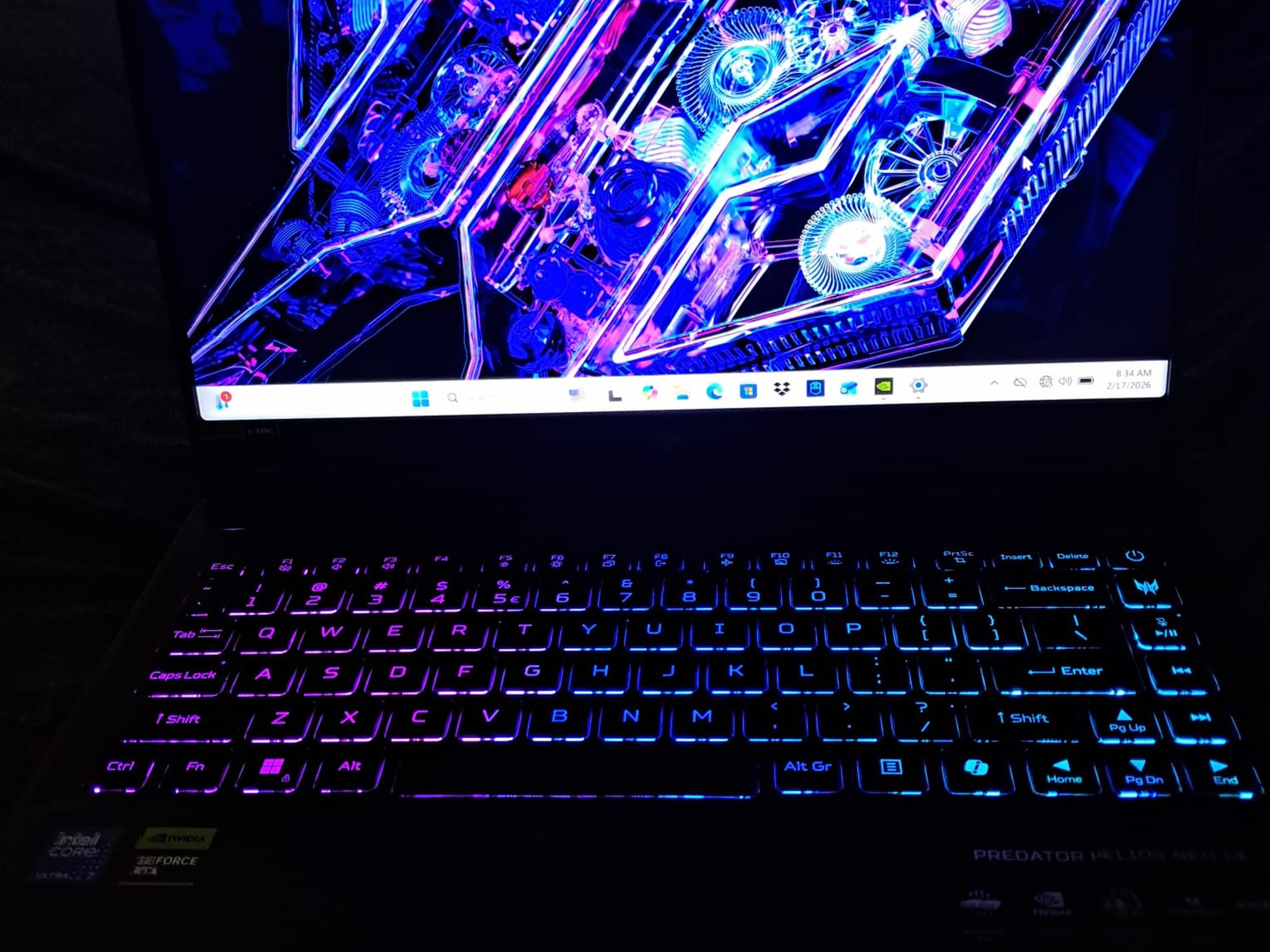 Acer Predator Neo 14 Rtx 4070 8GB Intel Ultra 7 155H 1TB 16GB Ram