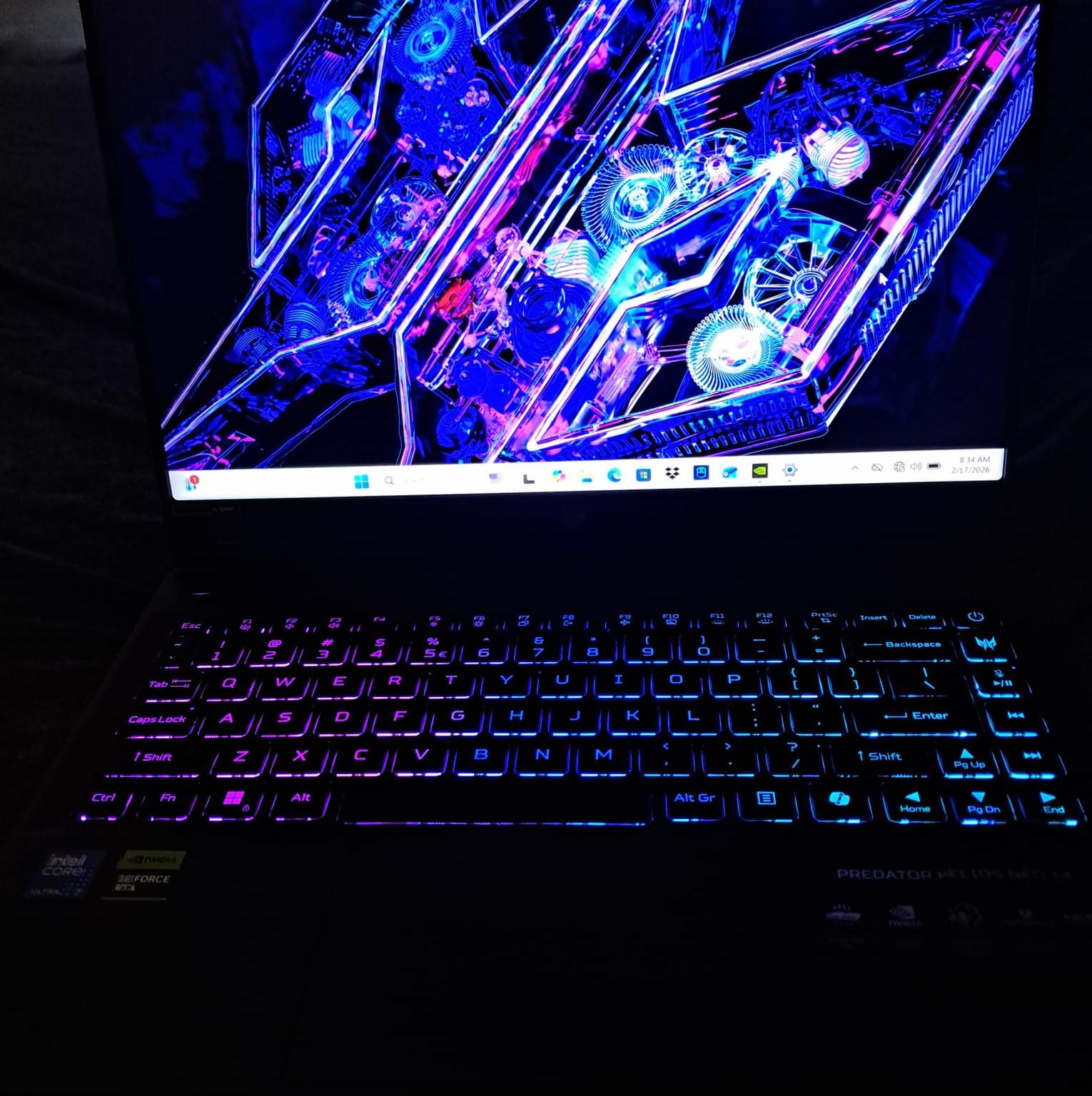Acer Predator Neo 14 Rtx 4070 8GB Intel Ultra 7 155H 1TB 16GB Ram