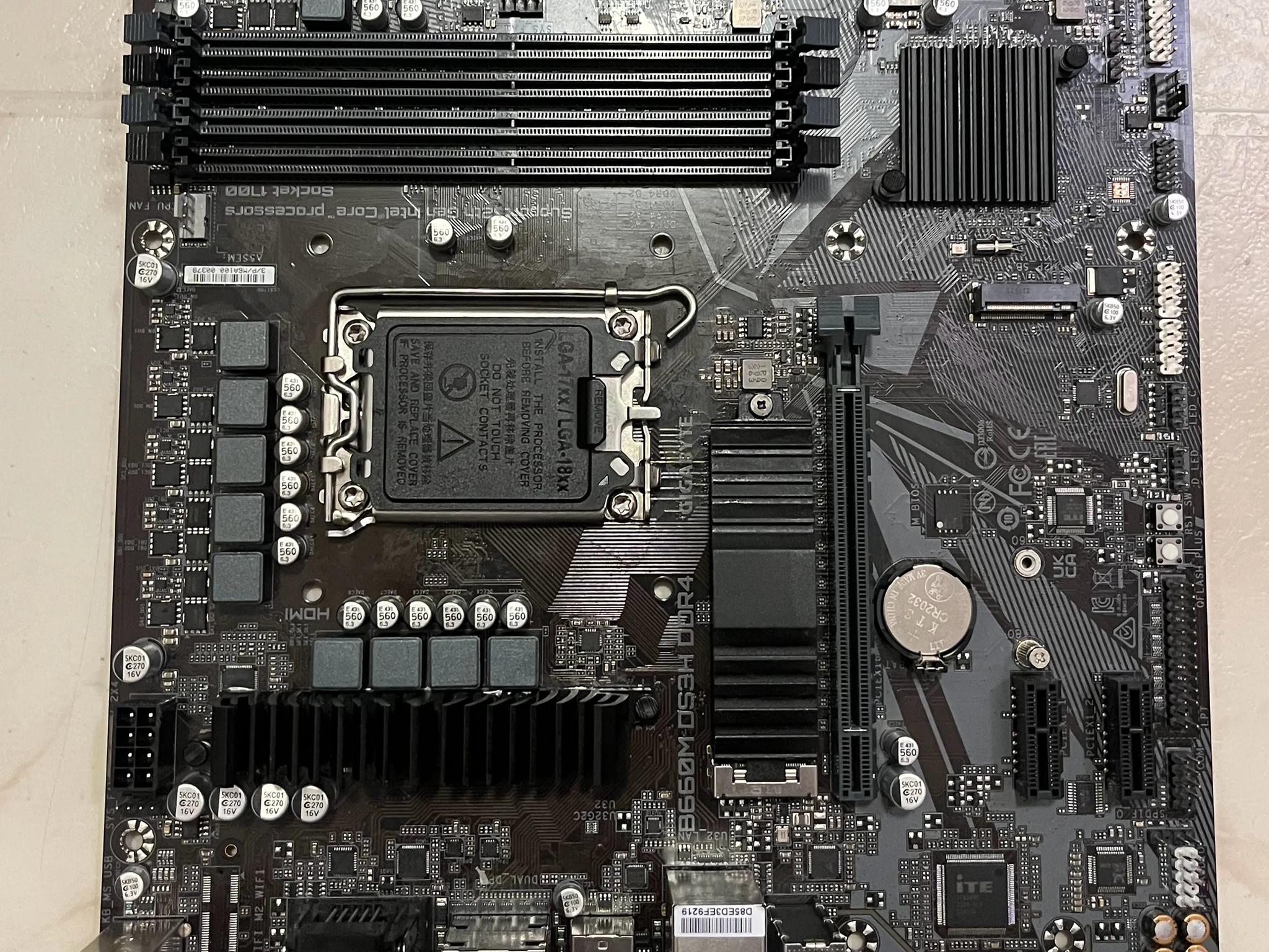 GIGABYTE B660M DS3H DDR4 LGA 1700 MicroATX Intel Motherboard