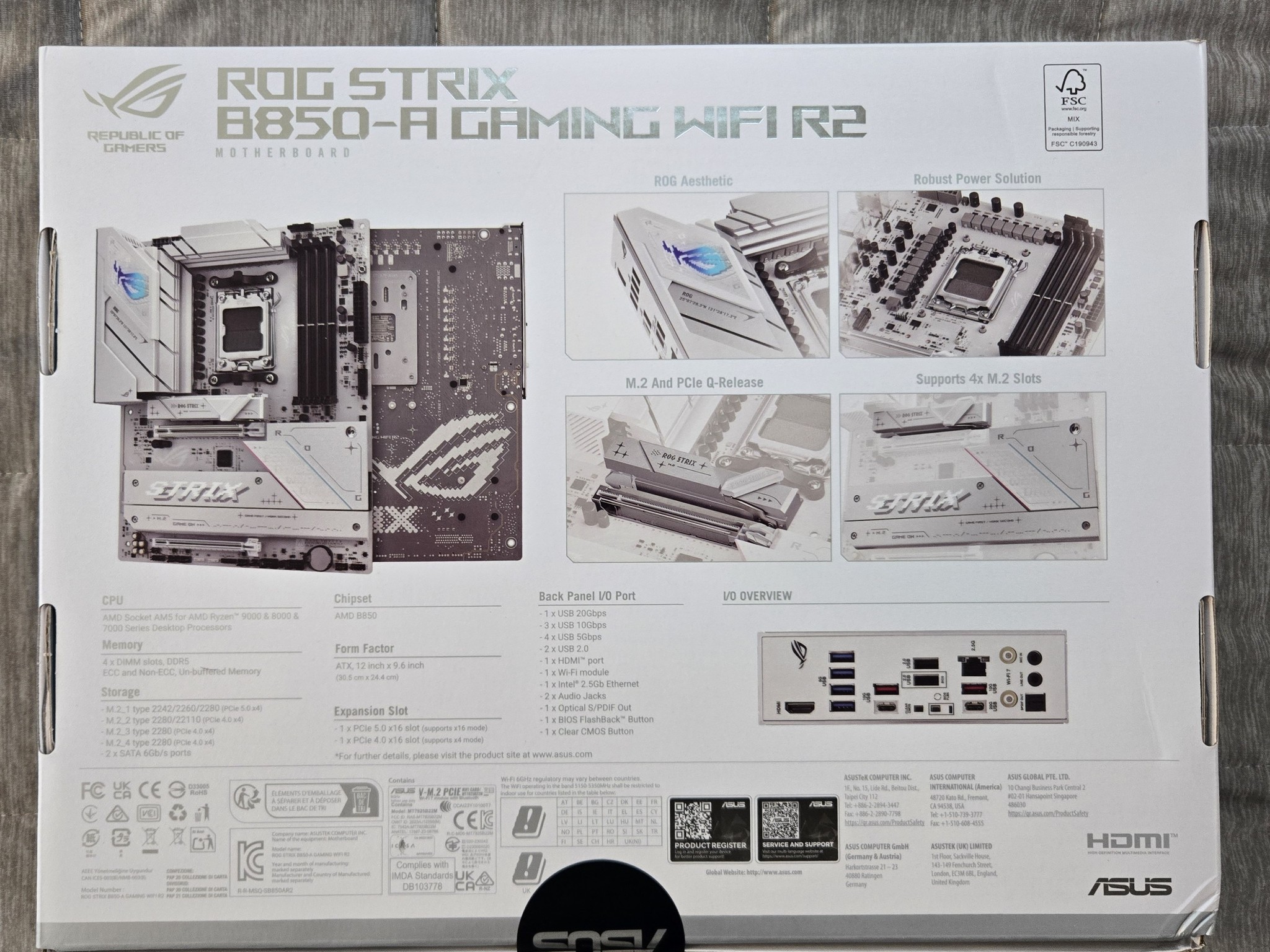 *Brand New In Box* ASUS ROG STRIX B850-A Gaming WIFI R2, AM5