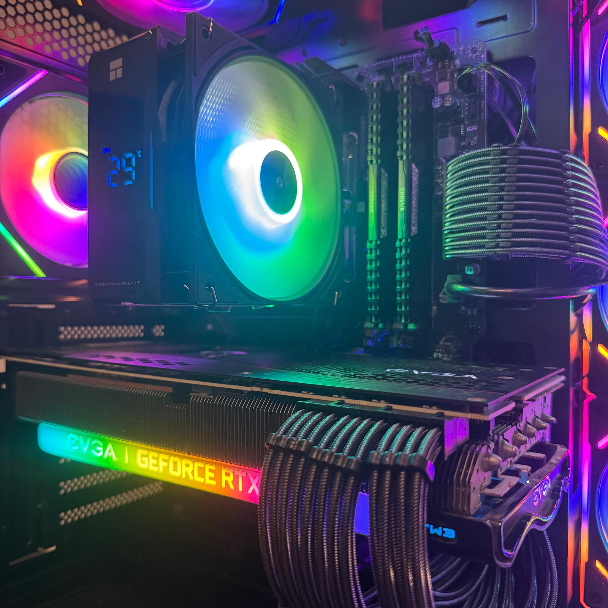| EVGA RTX 3080 | Ryzen 7 5700x | 32GB RAM | 1TB NVME SSD | WiFi |