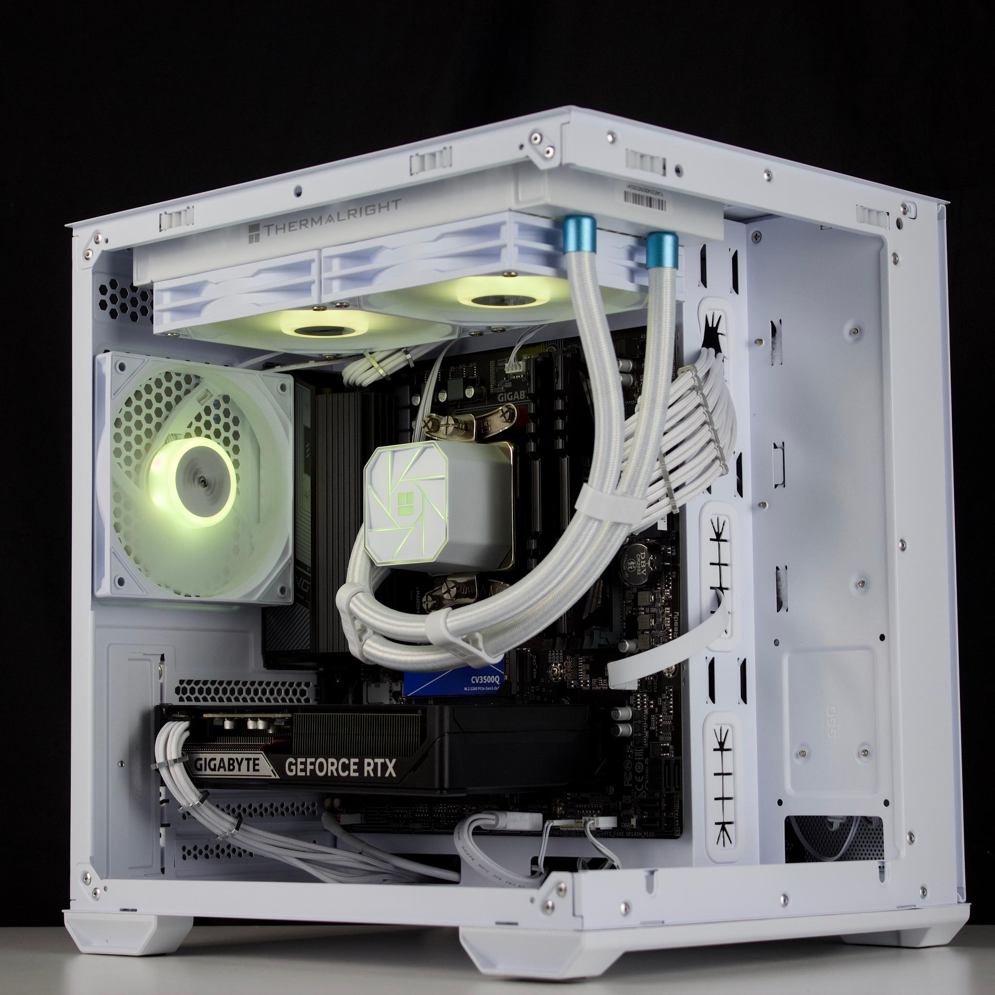 🧊❄️🧊 White Gaming PC – RTX 5060 TI, Ryzen 7 5700X, 32GB RAM, 1TB SSD - WiFi, BlueTooth 🧊❄️🧊