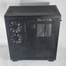 Black NZXT PC Case with Tempered Glass w/ 4 Fans