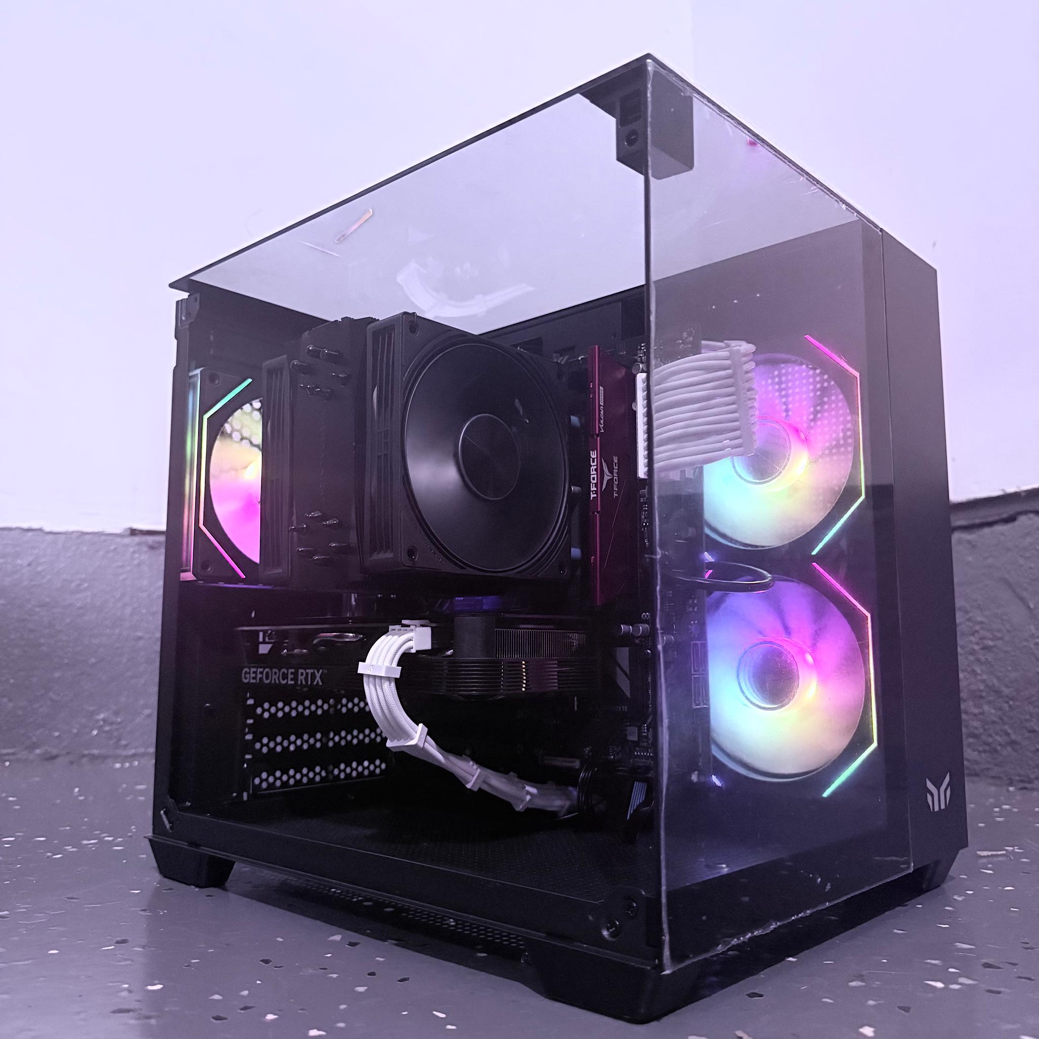⚫️"Black Orchid"🌸 | 1440p Gaming | RTX 4060 | i5 14400F | 16GB DDR5 | 1TB+1GB Dram SSD | Free Ship