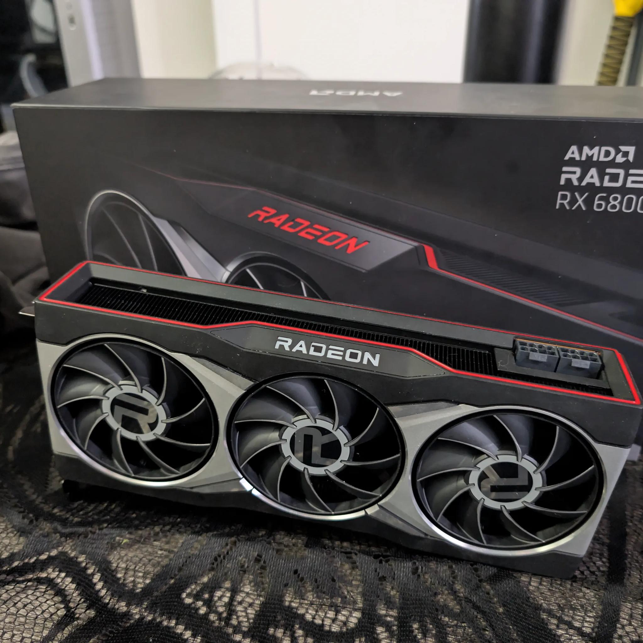 AMD Radeon RX 6800XT 16GB in Original Packaging with extra PhaseSheet PTM
