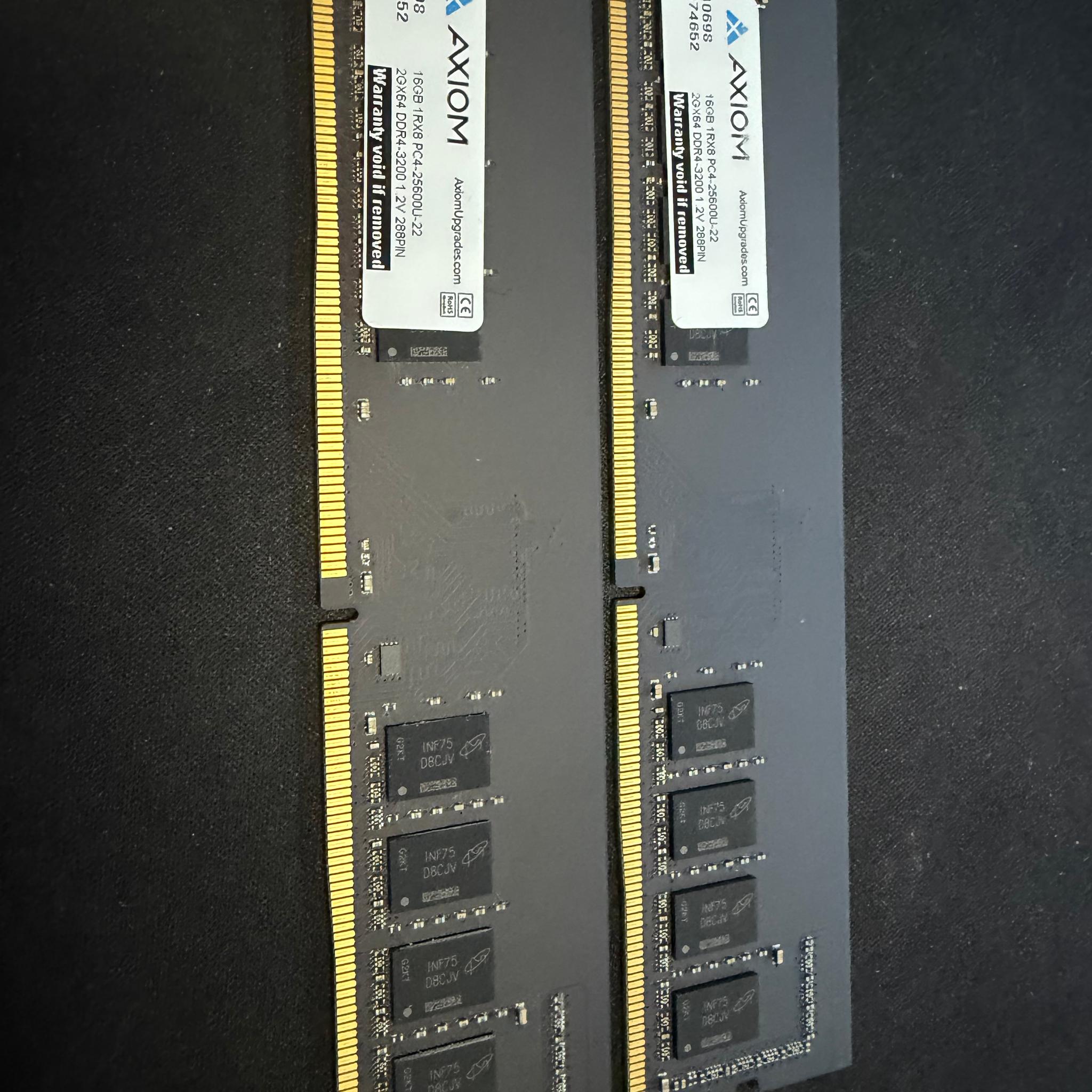 16GB 3200MHz DDR4 Modules