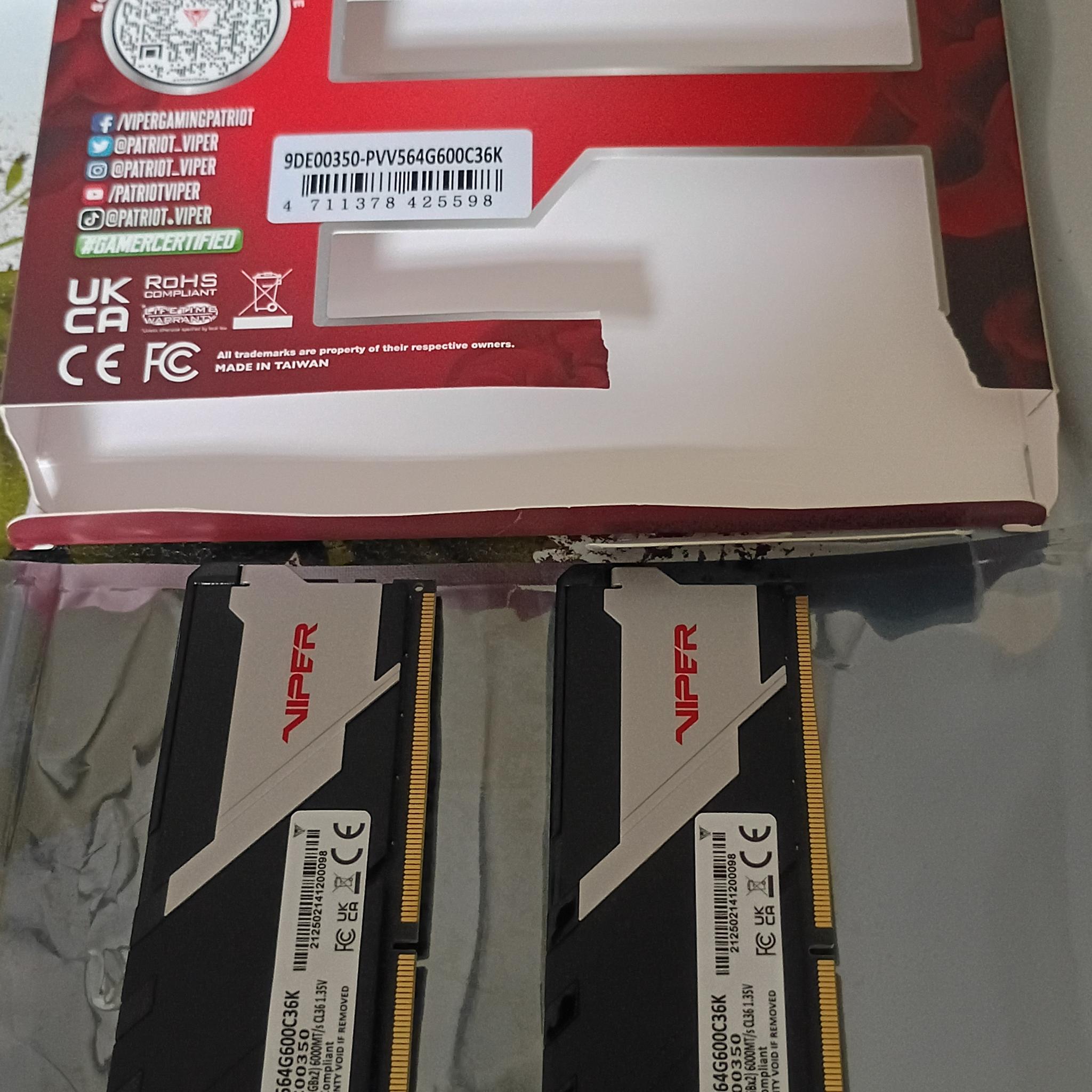Patriot Viper Venom 64GB (2x32GB) DDR5-6000 CL36
