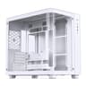 Clearance JONSBO TK-3 White ATX Case OEM Curved Glass Dual Chamber - New