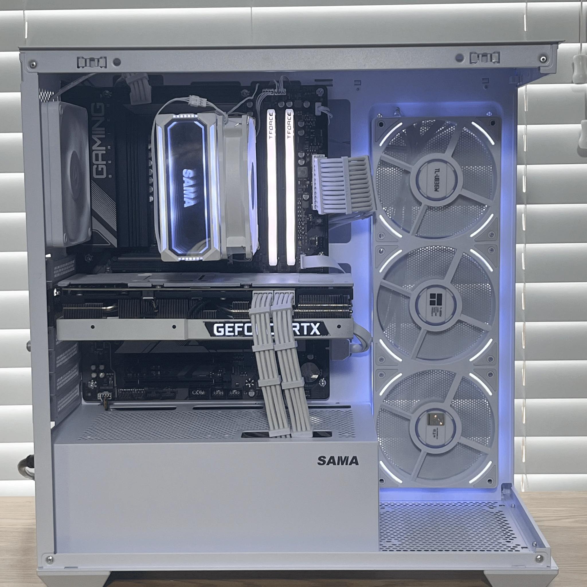 🗲 White Gaming PC | Ryzen 5 7600x | RTX 3080 | 32GB DDR5 | WiFi & BT🗲