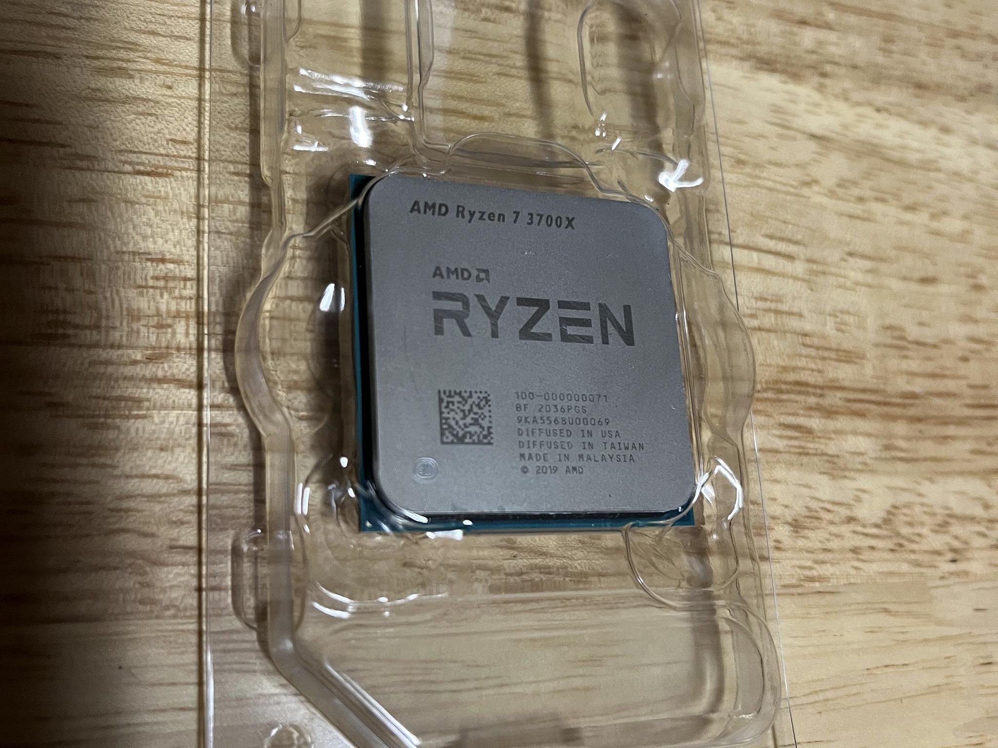 Used: AMD Ryzen 7 3700X w/Wraith Prism Cooler
