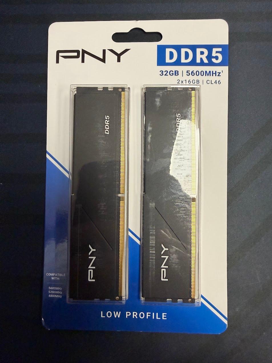 32GB (2x16GB) PNY DDR5 RAM *Brand New & Sealed*
