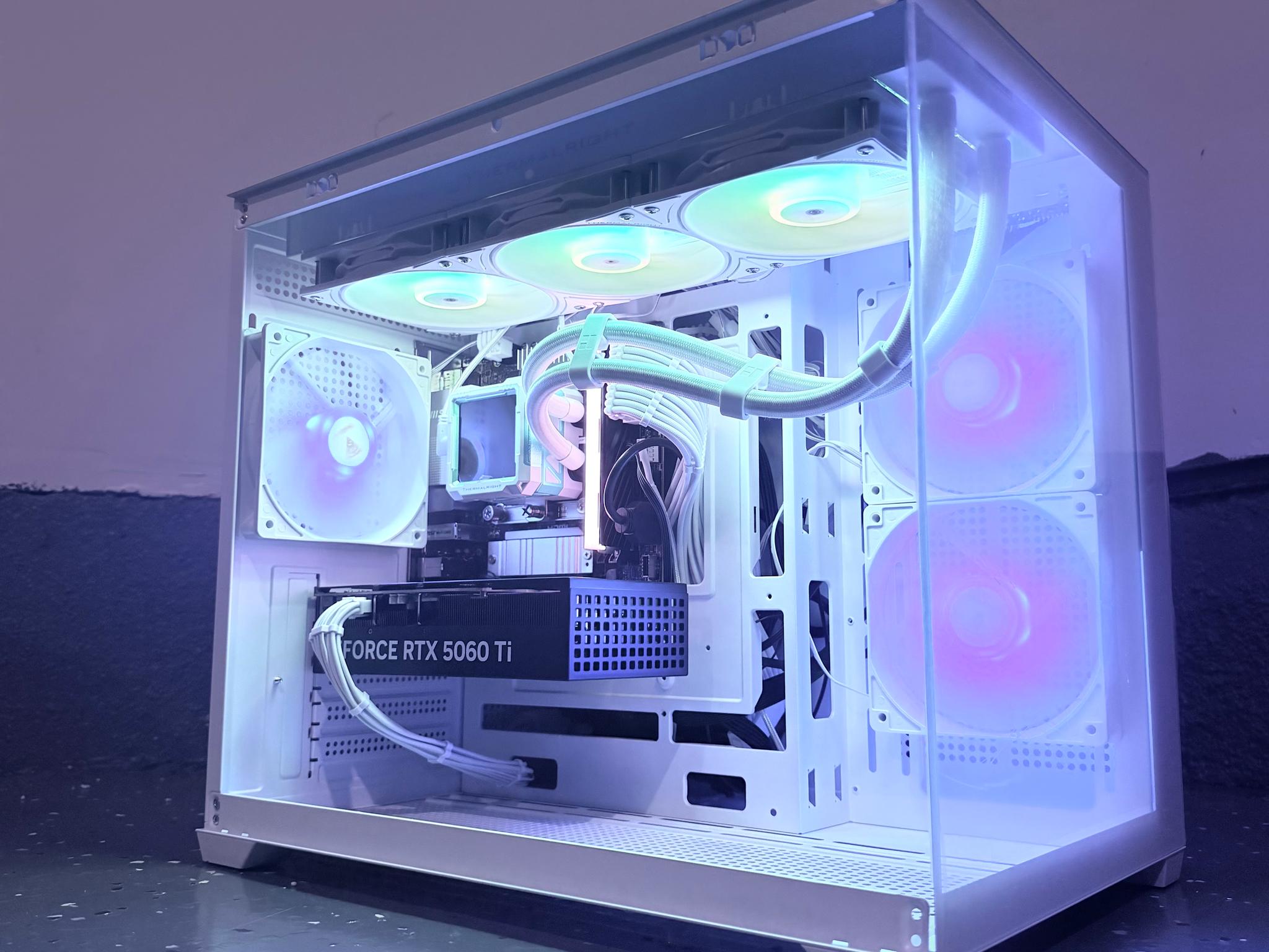🌈"Celestial Glacier"⚪️ | 1440p Gaming + AI | RTX 5060 Ti 16GB | Ultra 7 265F | 16B DDR5 | 1TB SSD