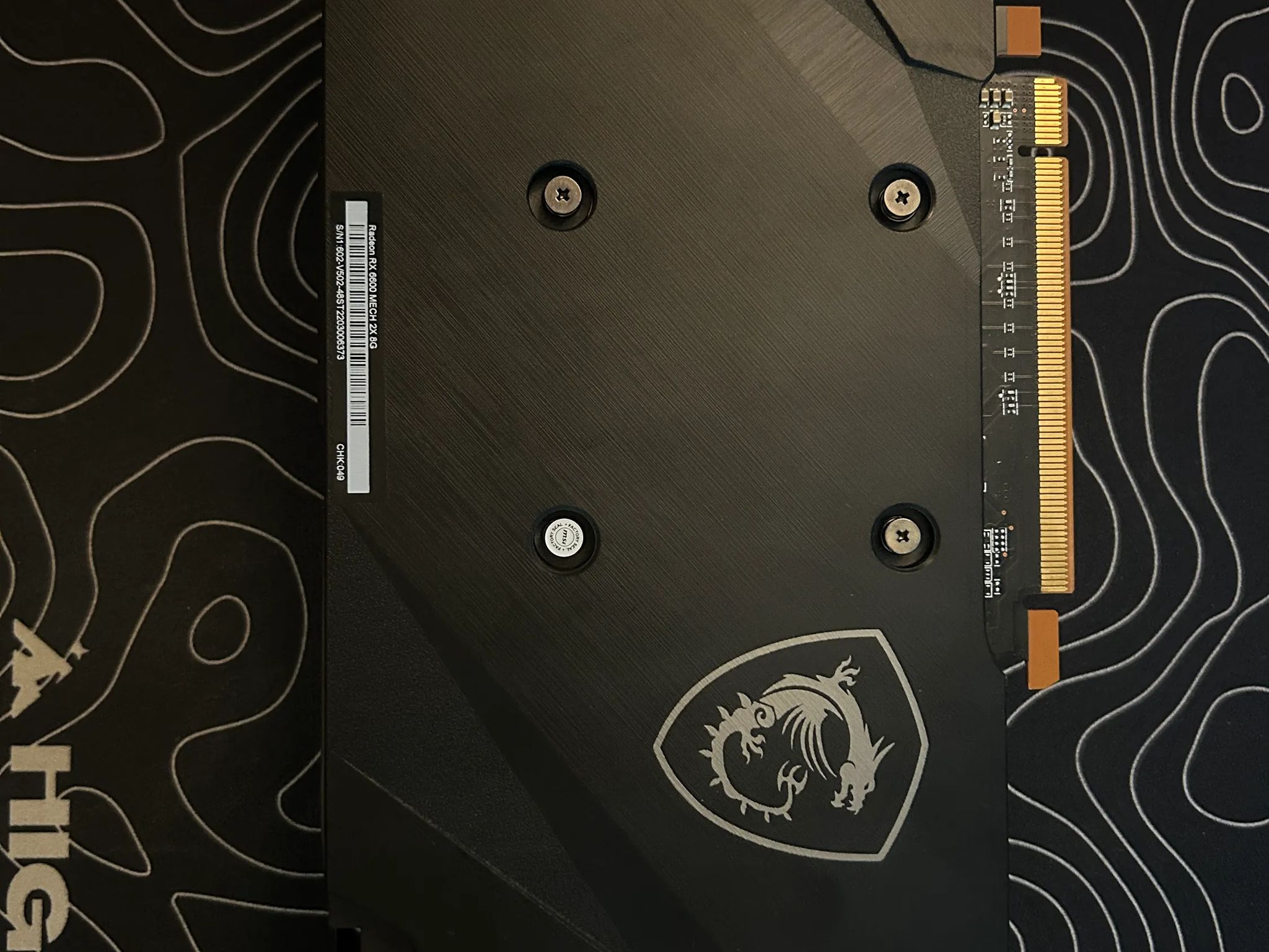 MSI Radeon RX 6600 XT MECH 2X OC 8GB GDDR6 Graphics Card