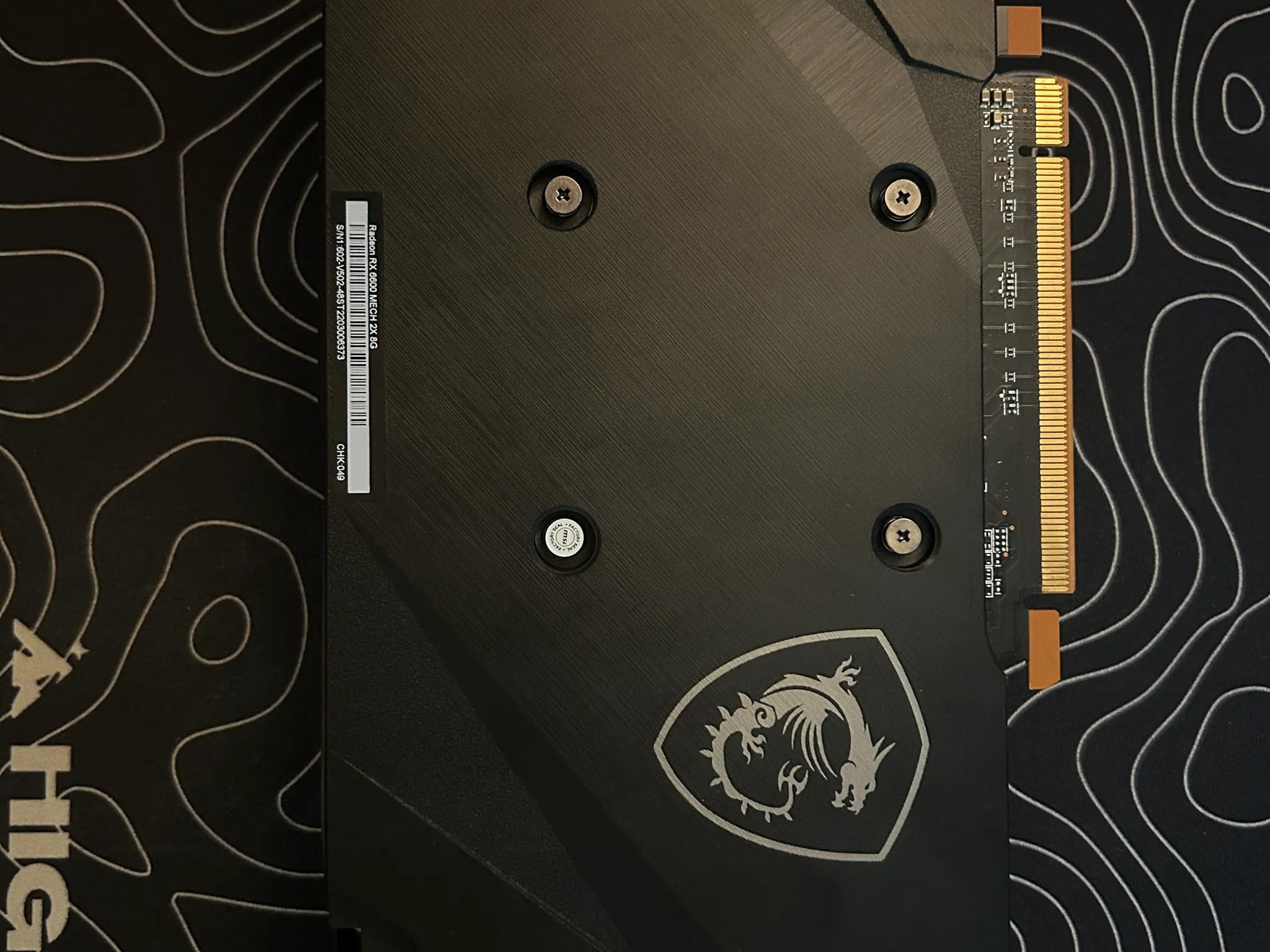 MSI Radeon RX 6600 XT MECH 2X OC 8GB GDDR6 Graphics Card