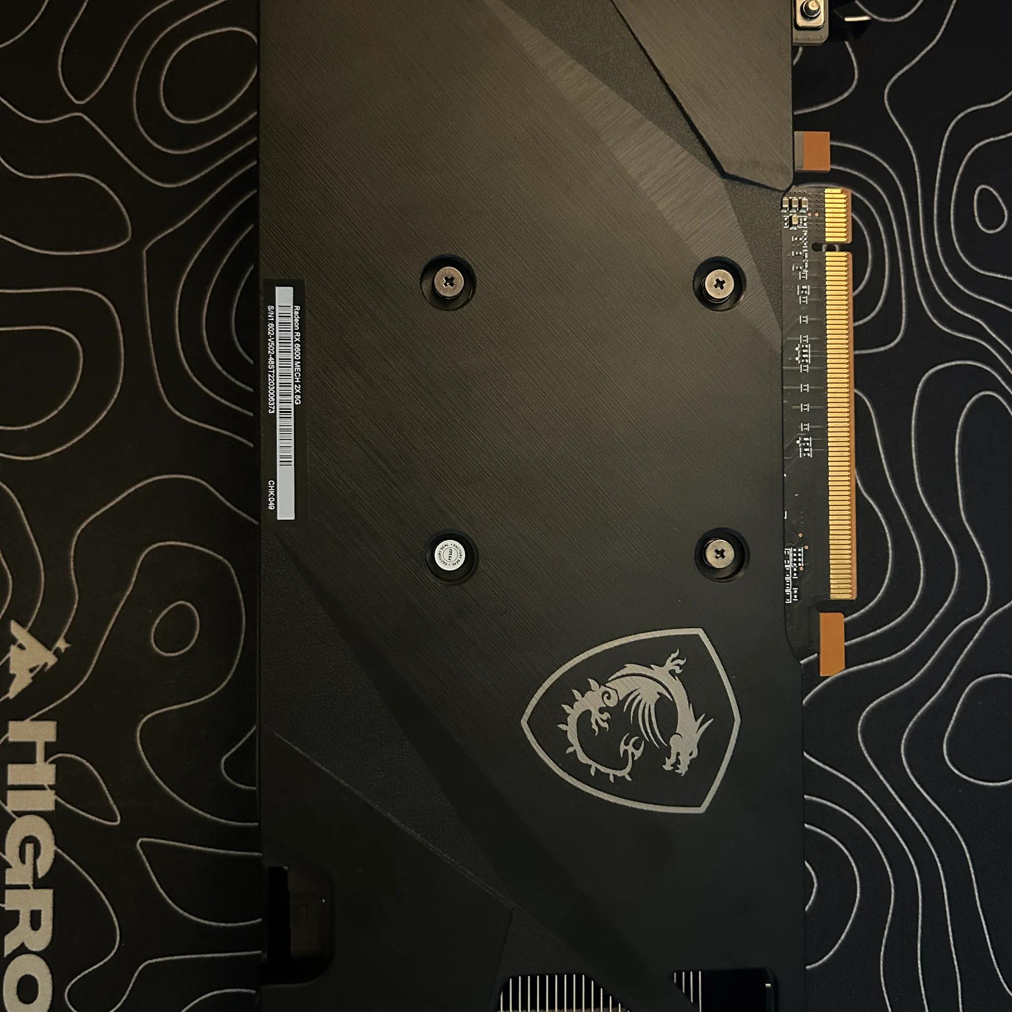 MSI Radeon RX 6600 XT MECH 2X OC 8GB GDDR6 Graphics Card