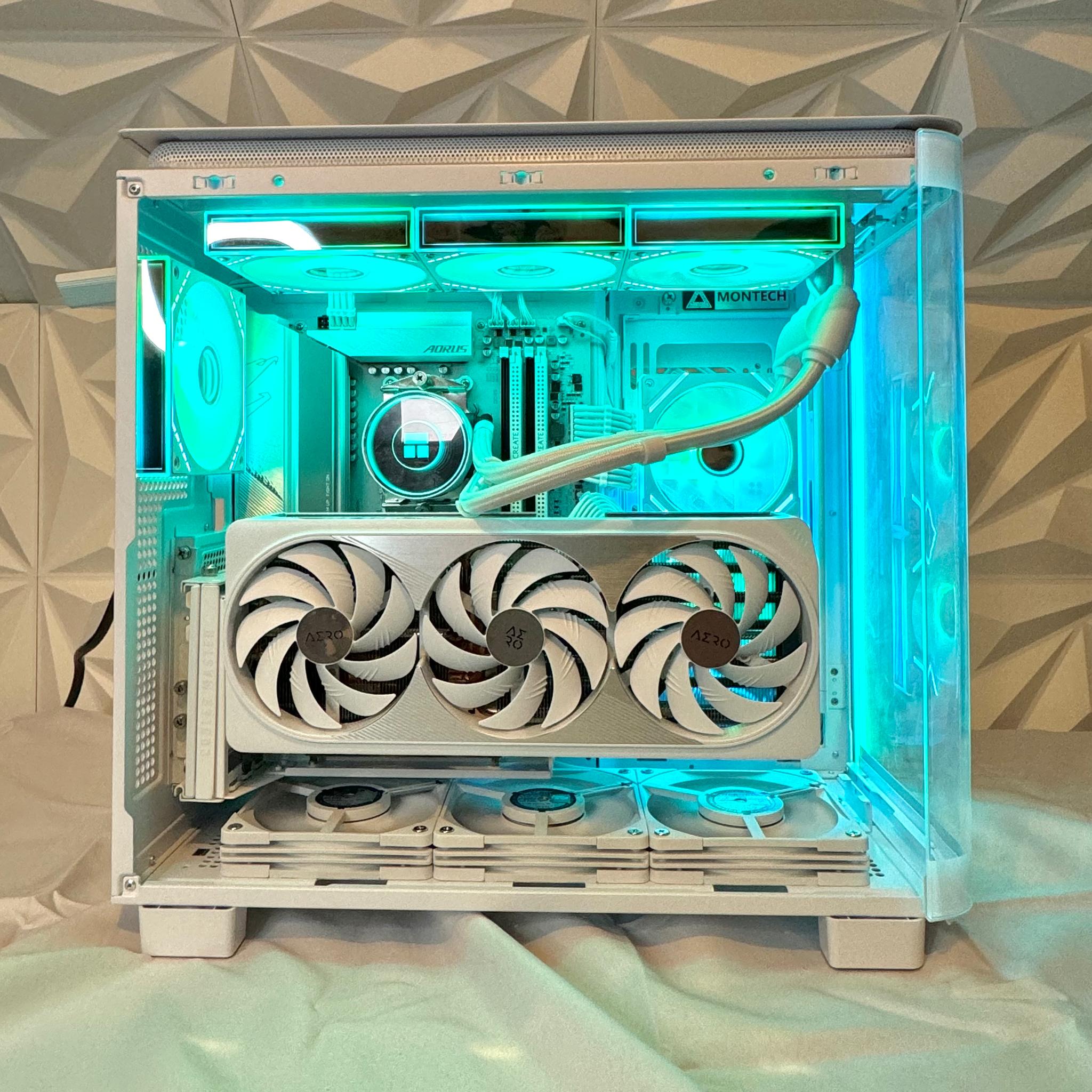 Clearance"Snow Bunny" Ryzen 7 7800X3d, 4080 super, 64gb ddr5, 2tb nvme and 4TB HDD