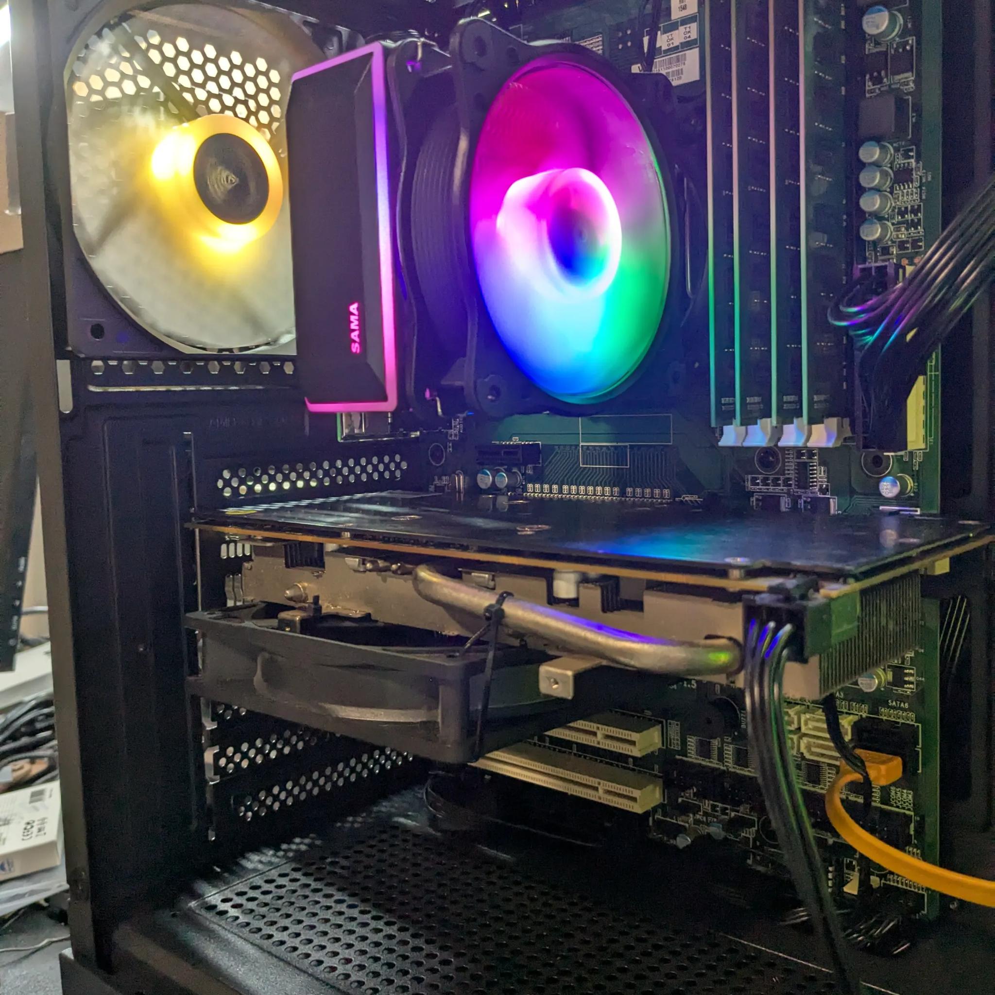 100 FPS Fortnite | 180 Day Warranty | i5-4570S, 16GB RAM, 480GB SSD, RX 480 8GB, RGB, Wifi, Win10