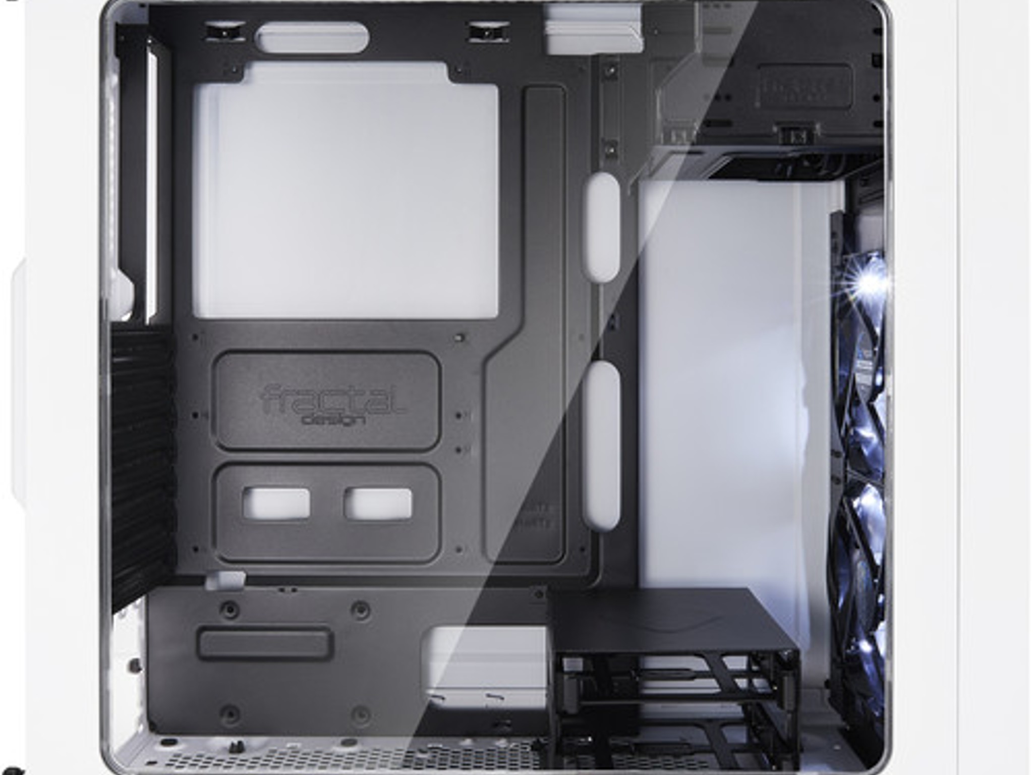Fractal Design Focus G Mid-Tower Case (White) + Corsair 850 Watt Power Supply