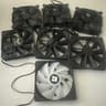 24 PC fans 120mm - mutiple brands - RGB & Non-RGB fans