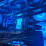 "Tron Battery" Custom Gaming PC Ryzen 5700x/RTX 3080 12GB
