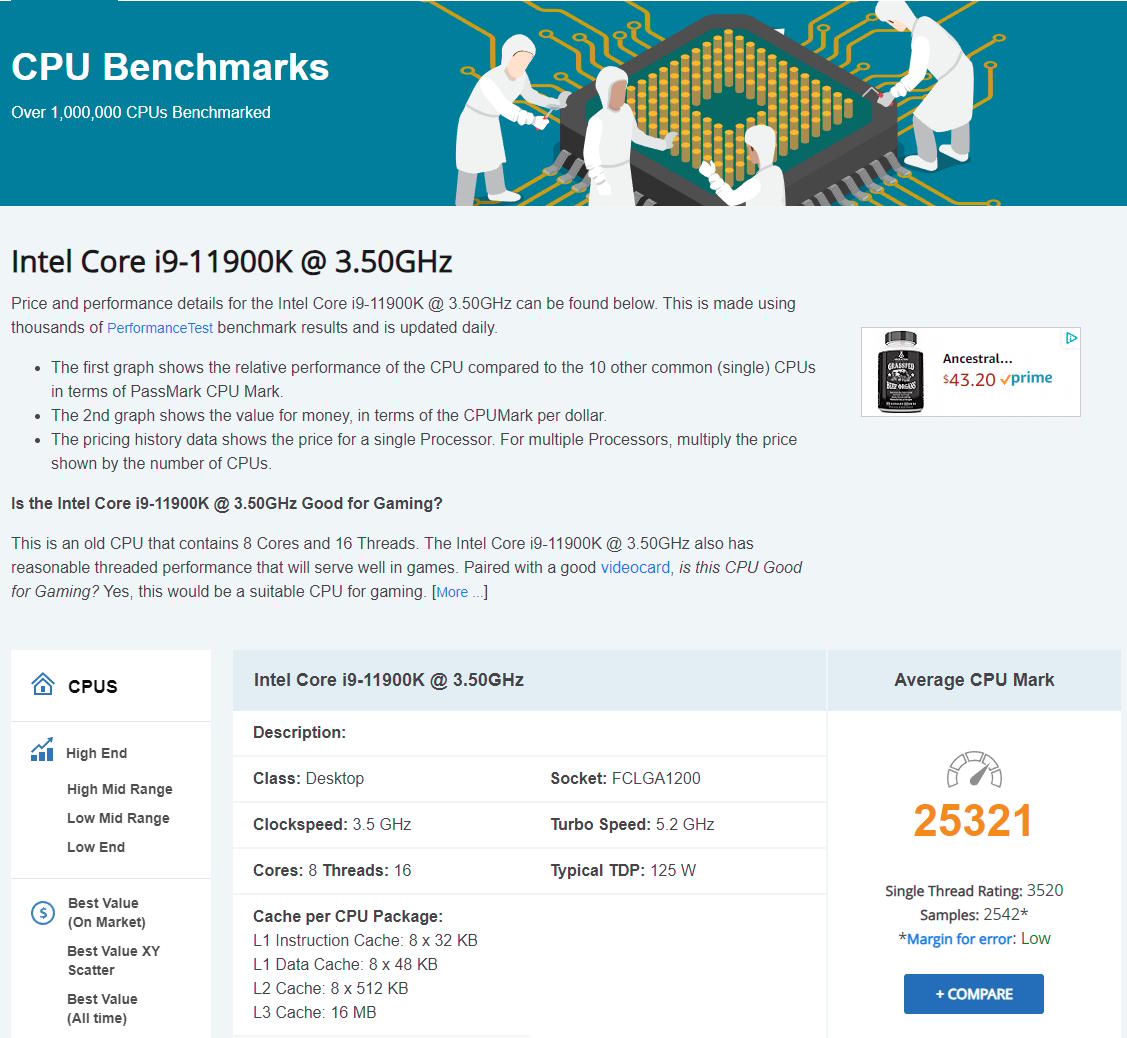 Combo: ASUS PRIME Z590-A Motherboard w/Intel Core™ i9-11900KF CPU and G.Skill Ares 32gb 3200 CL14