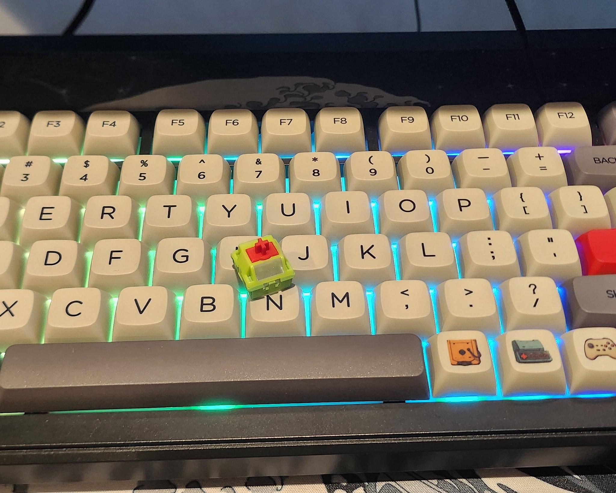 AJAZZ AK820 MAX HE | 75% Hall Effect Gaming Keyboard Wired + Extra Keycaps