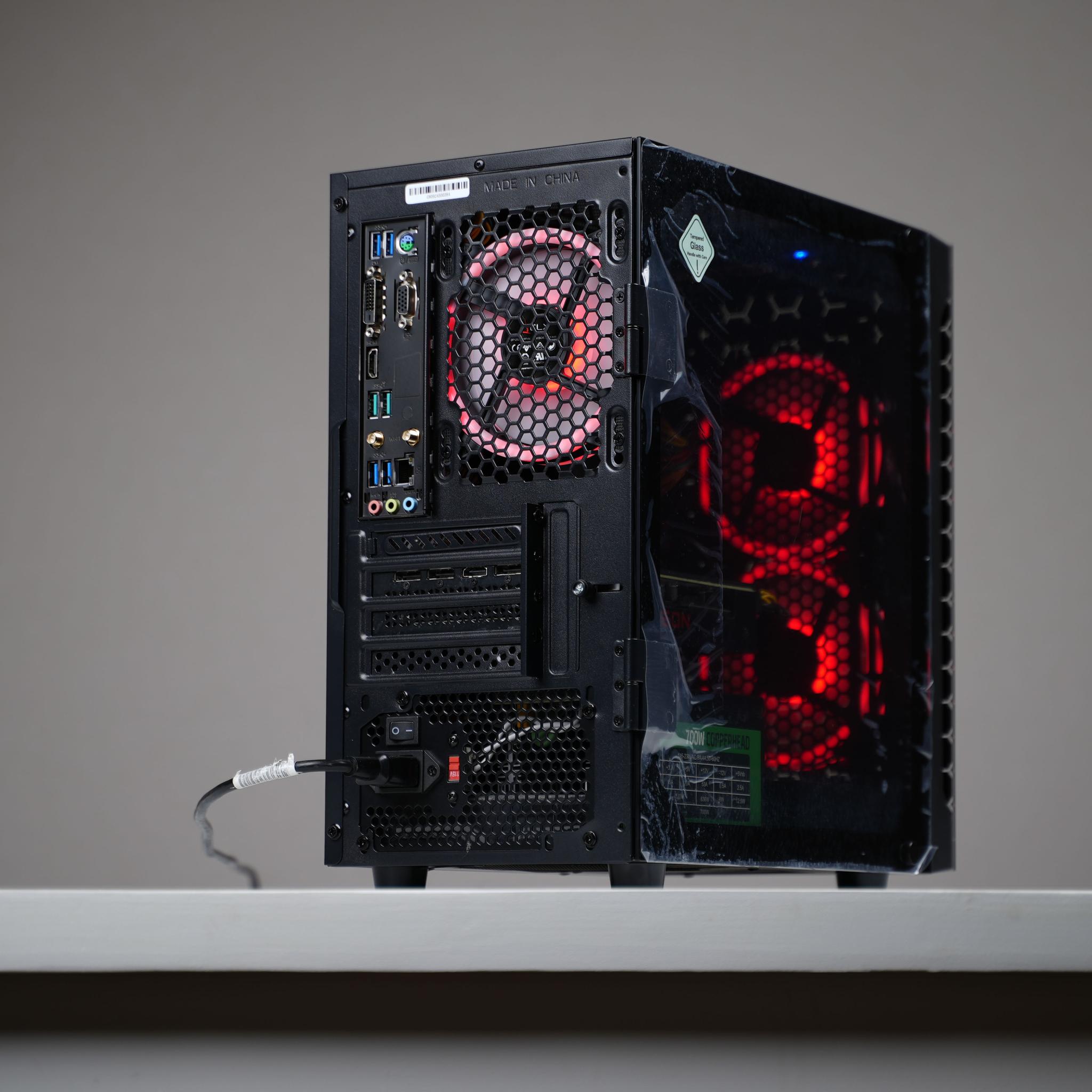 “6000FORM” RX 6600XT Ryzen 5 5600G 16GB .5TB Windows 11 PRO Gaming PC Powerhouse