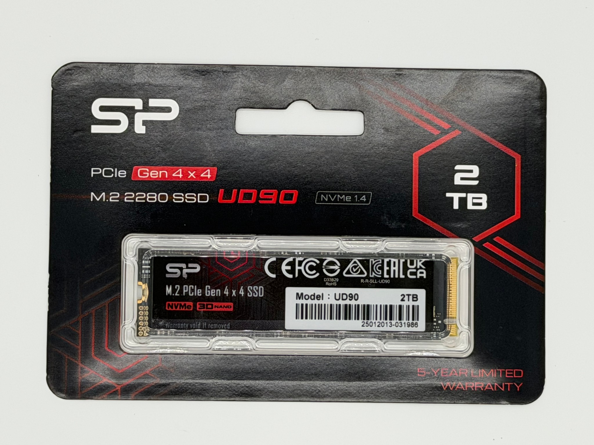Silicon Power 2TB UD90 NVMe PCIe Gen4 M.2 SSD (Model SP02KGBP44UD9005)